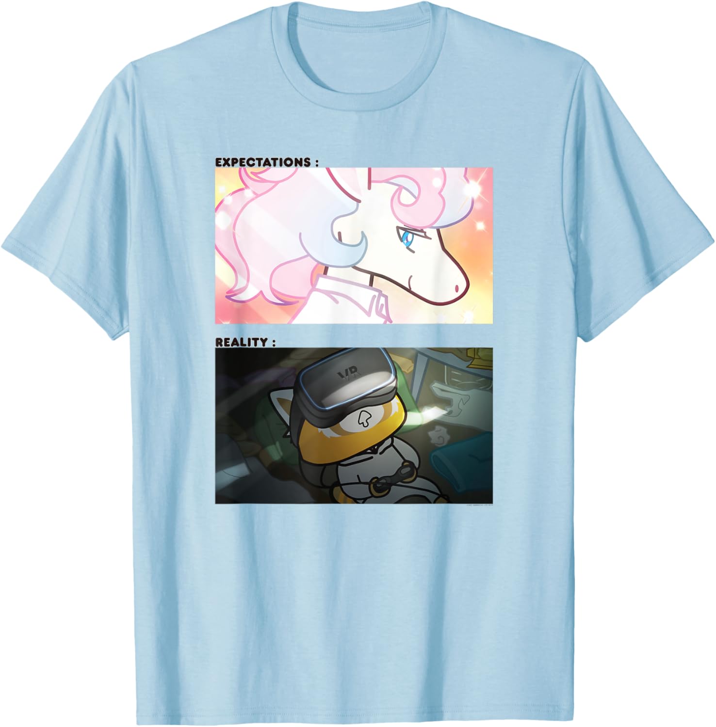 Aggretsuko Seiya Expectations Retsuko Realities T-Shirt for Fans - 4