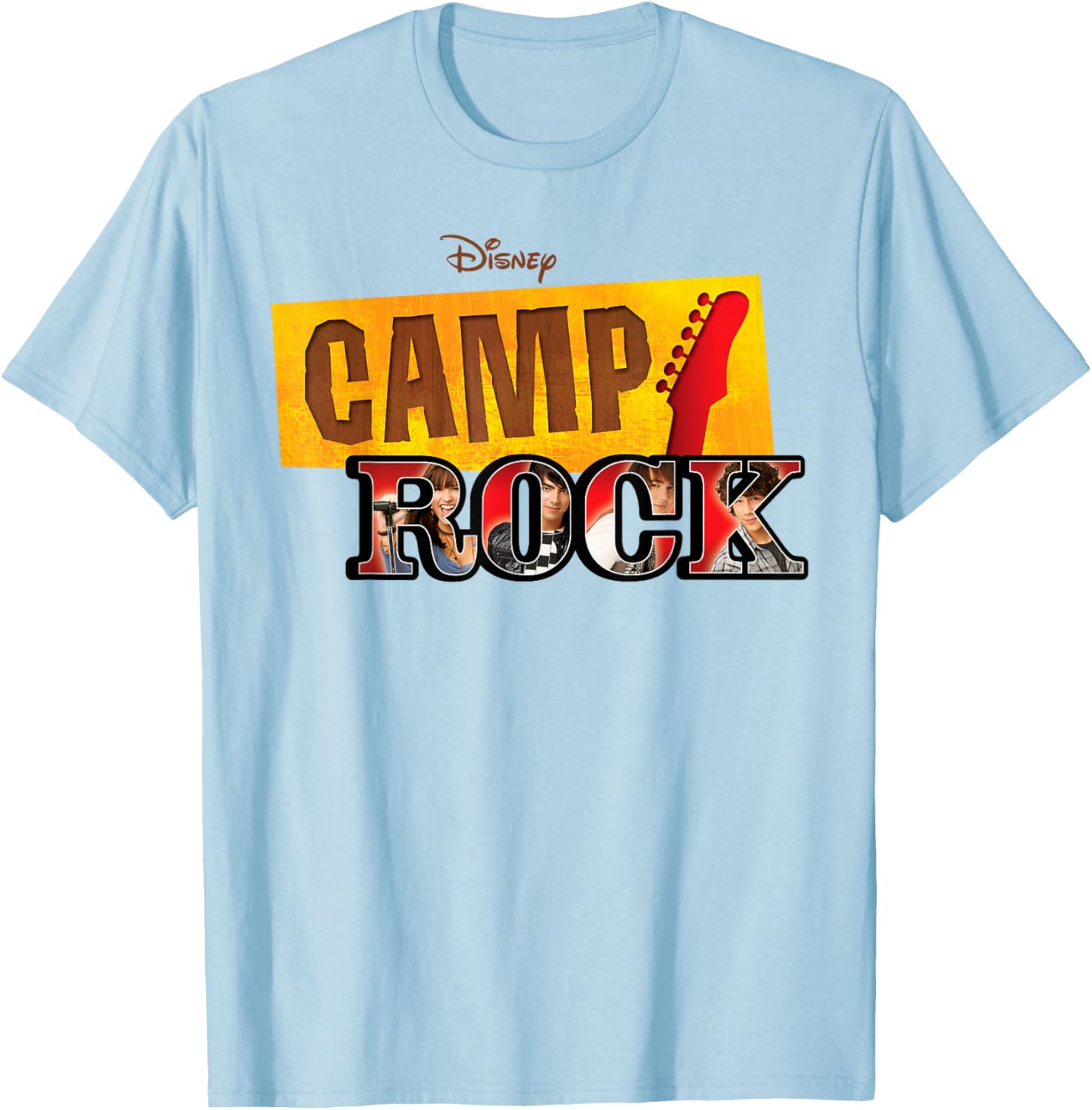 Disney Camp Rock Series Logo T-Shirt for Fans of Music and Fun - 1