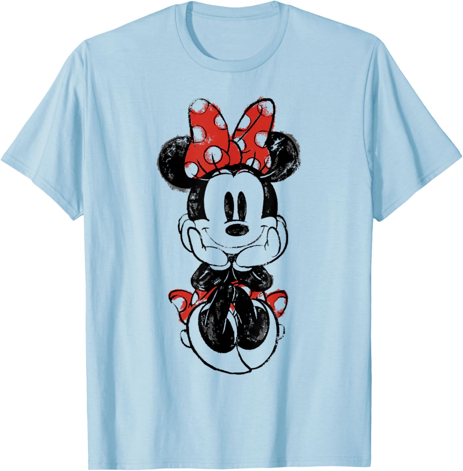 Disney Mickey and Friends Minnie Mouse Doodle T-Shirt for Fun Style - 3