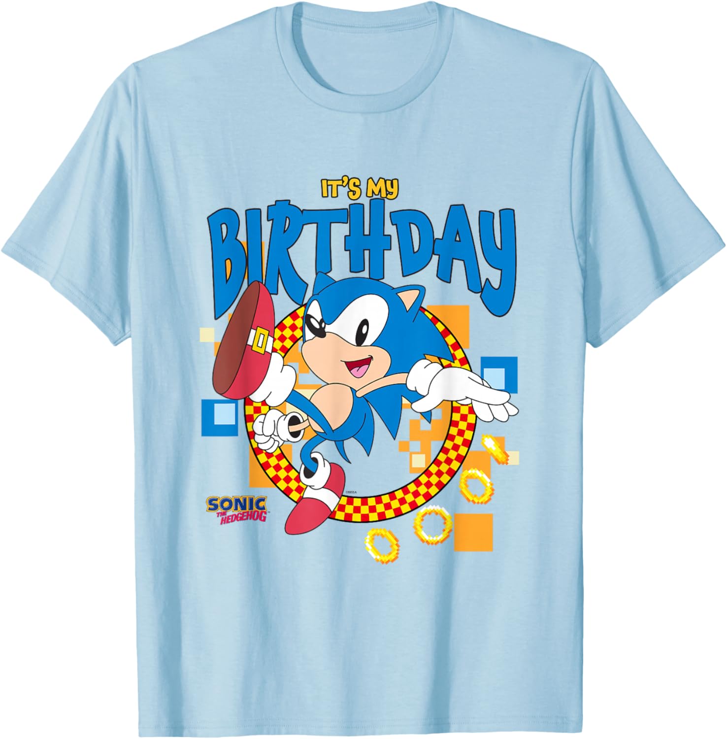 Sonic The Hedgehog Birthday T-Shirt for Fun Celebrations and Parties - 7