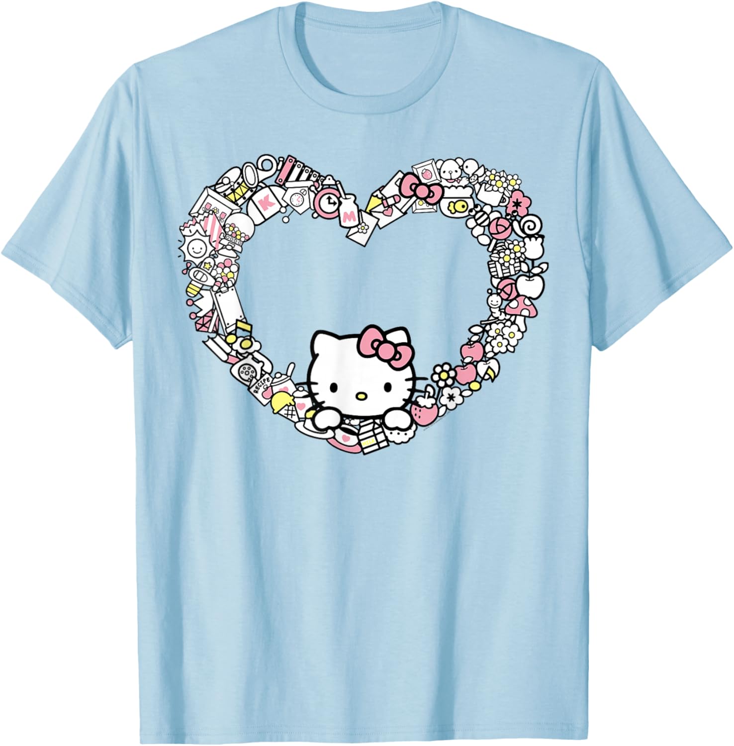 Adorable Hello Kitty Heart Favorite Things T-Shirt for Fans and Collectors - 19