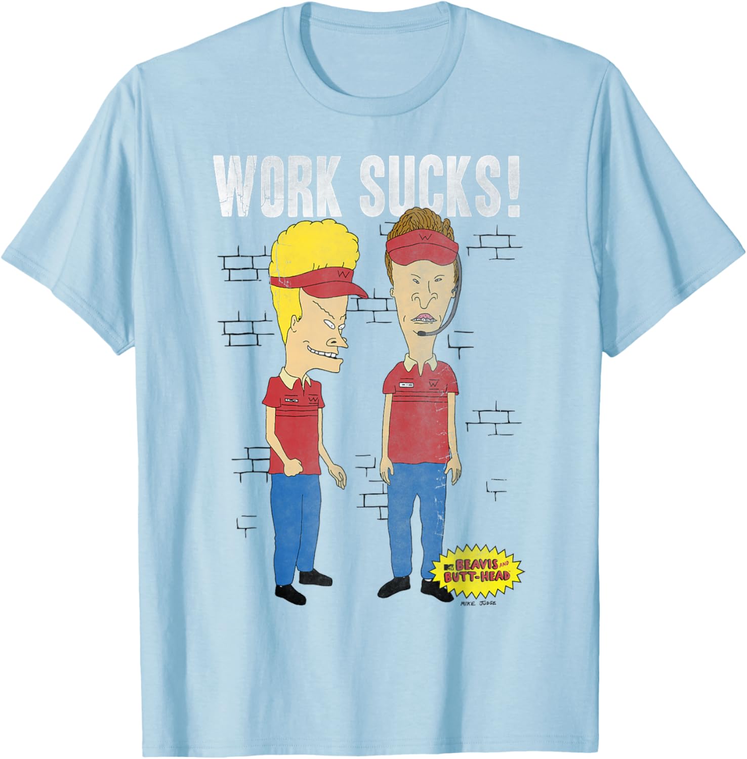 Beavis and Butt-Head At Work T-Shirt for Fun and Casual Style - 4