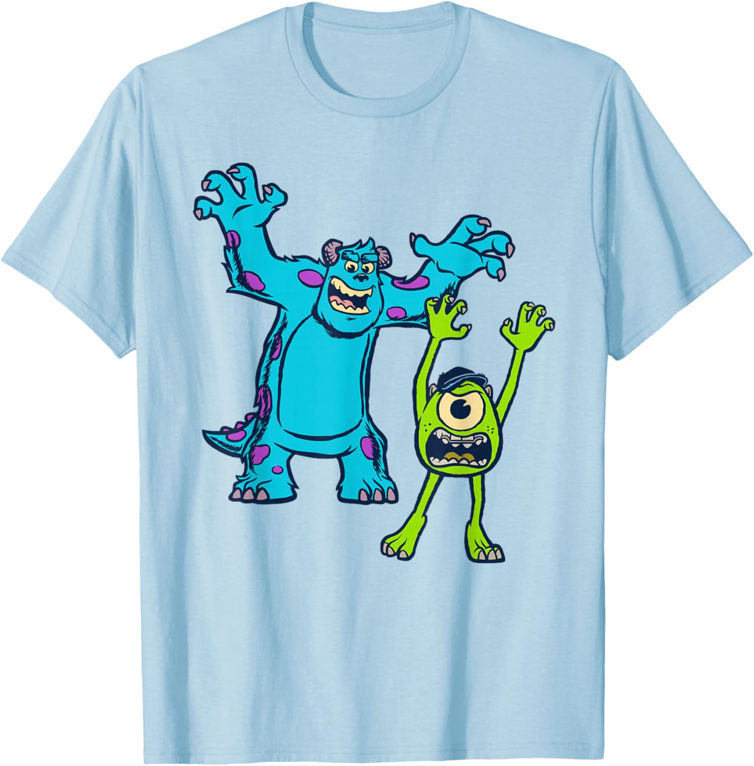 Cute Disney Pixar Monsters University Sulley and Mike T-Shirt for Kids - 1