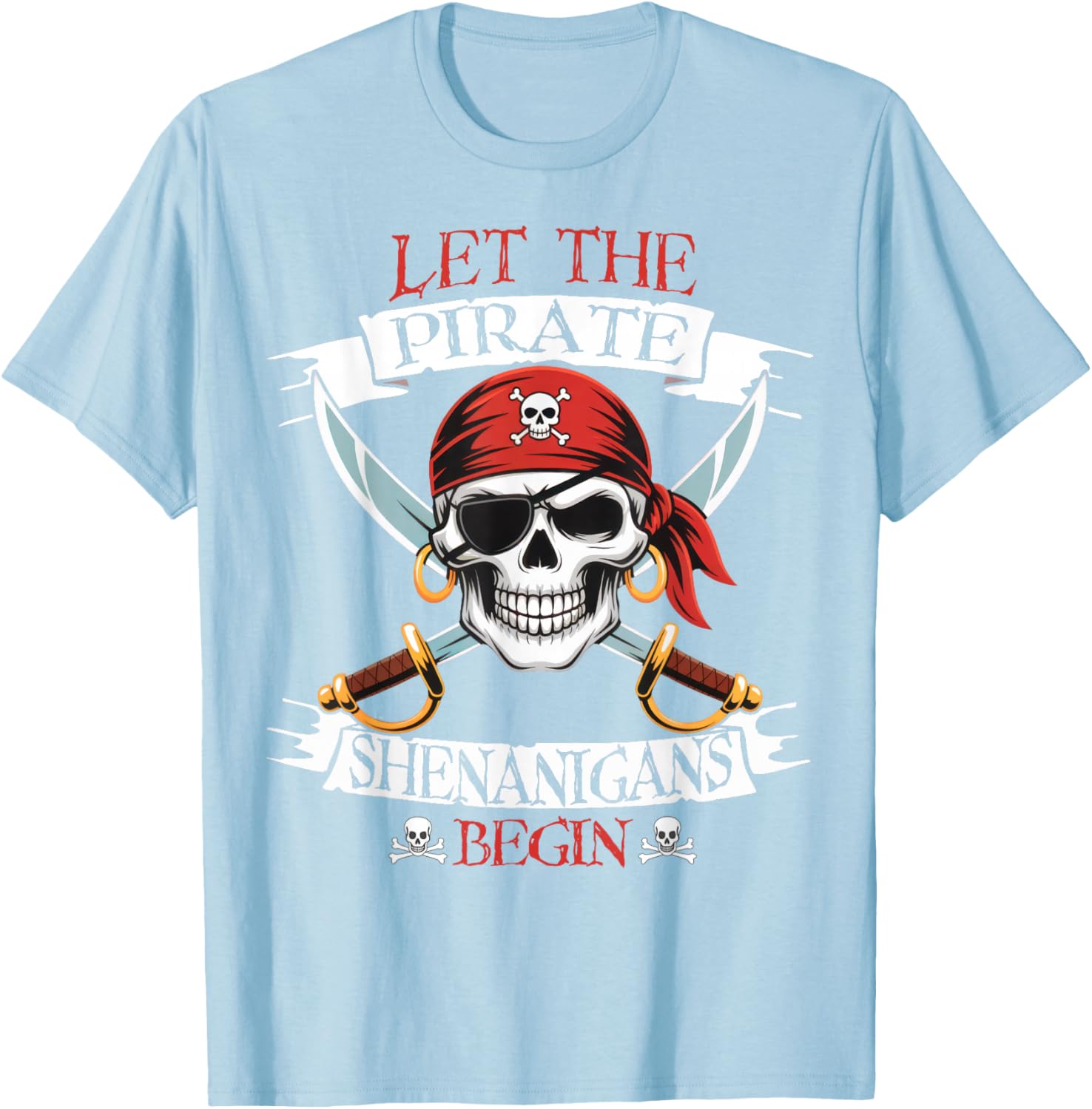 Pirate Shenanigans Skull T-Shirt for Boys - Perfect Halloween Costume! - 8