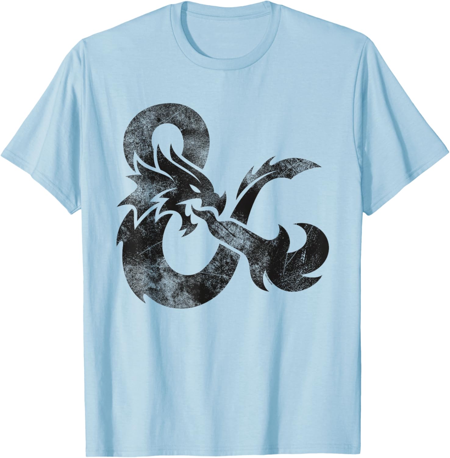 Dungeons and Dragons Distressed Ampersand Logo Tee for Fans - 2