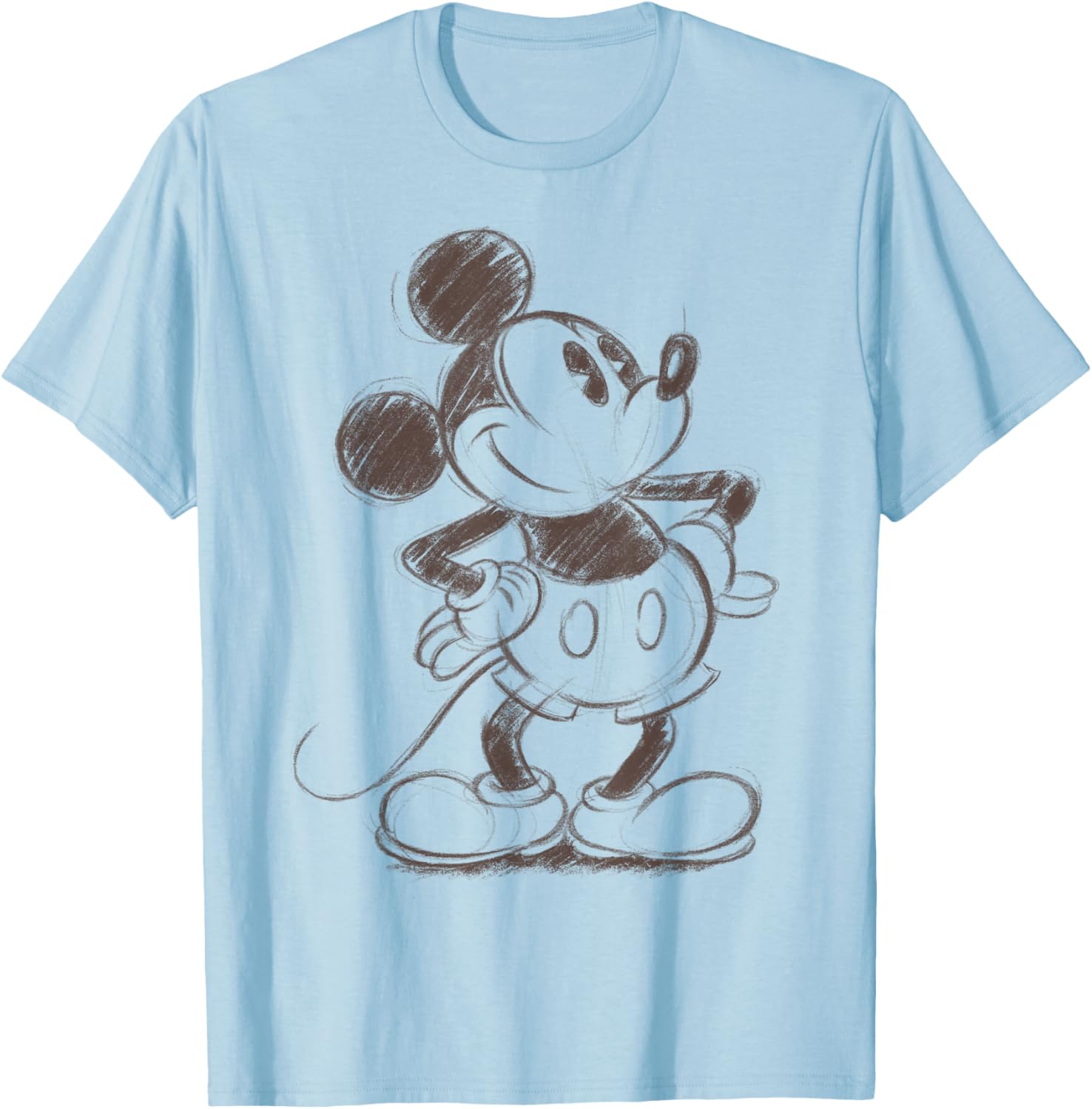 Mickey Mouse Sketch Portrait T-Shirt for Disney Fans and Collectors - 10