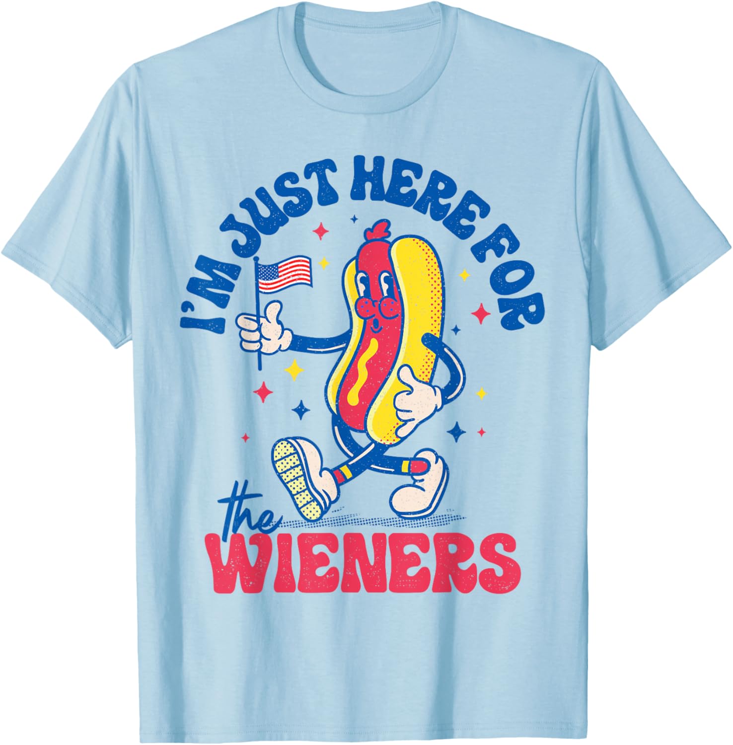 Funny Hot Dog Wieners T-Shirt for 4th of July - Men, Women, Kids - 6