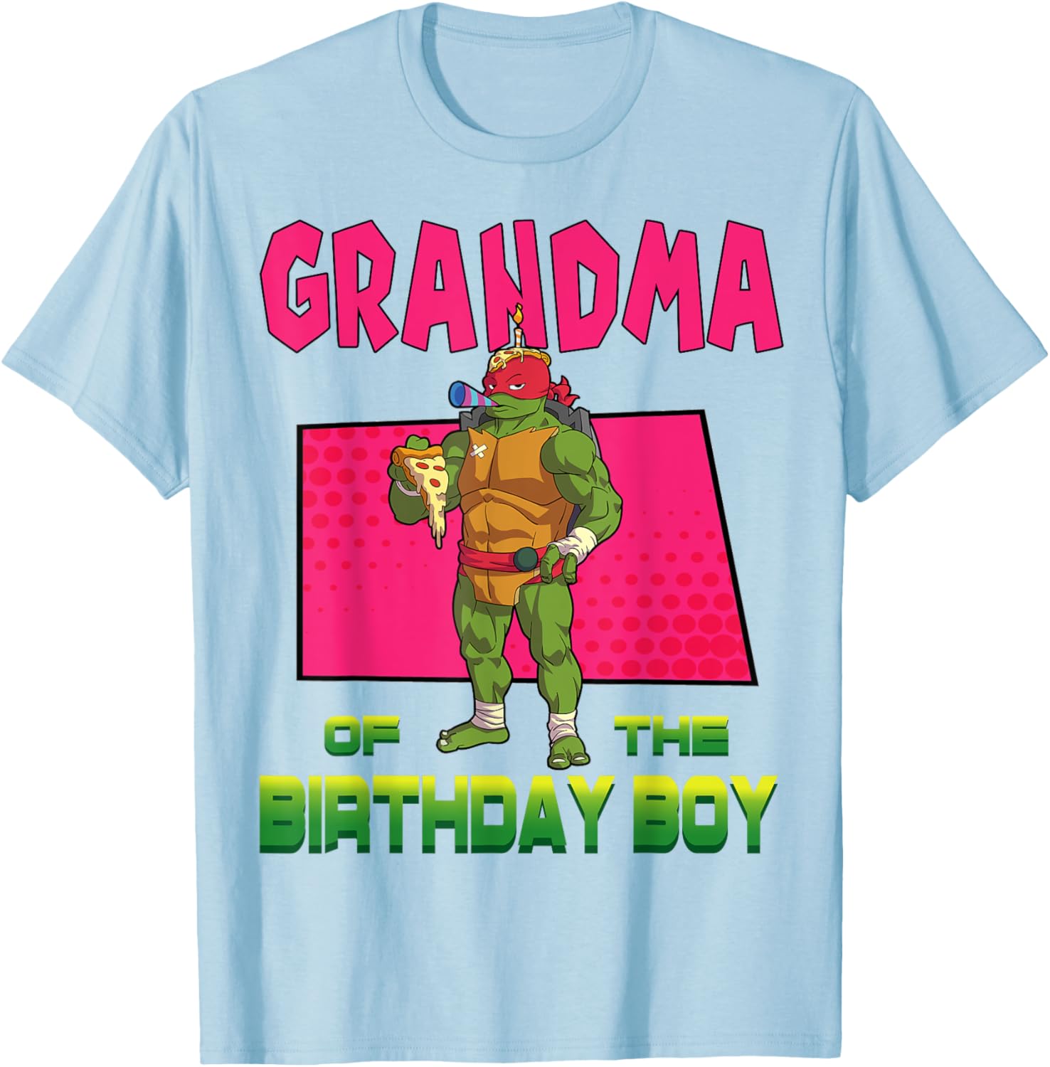 Mademark Raphael Birthday Boy Pizza Party T-Shirt for Kids - 13
