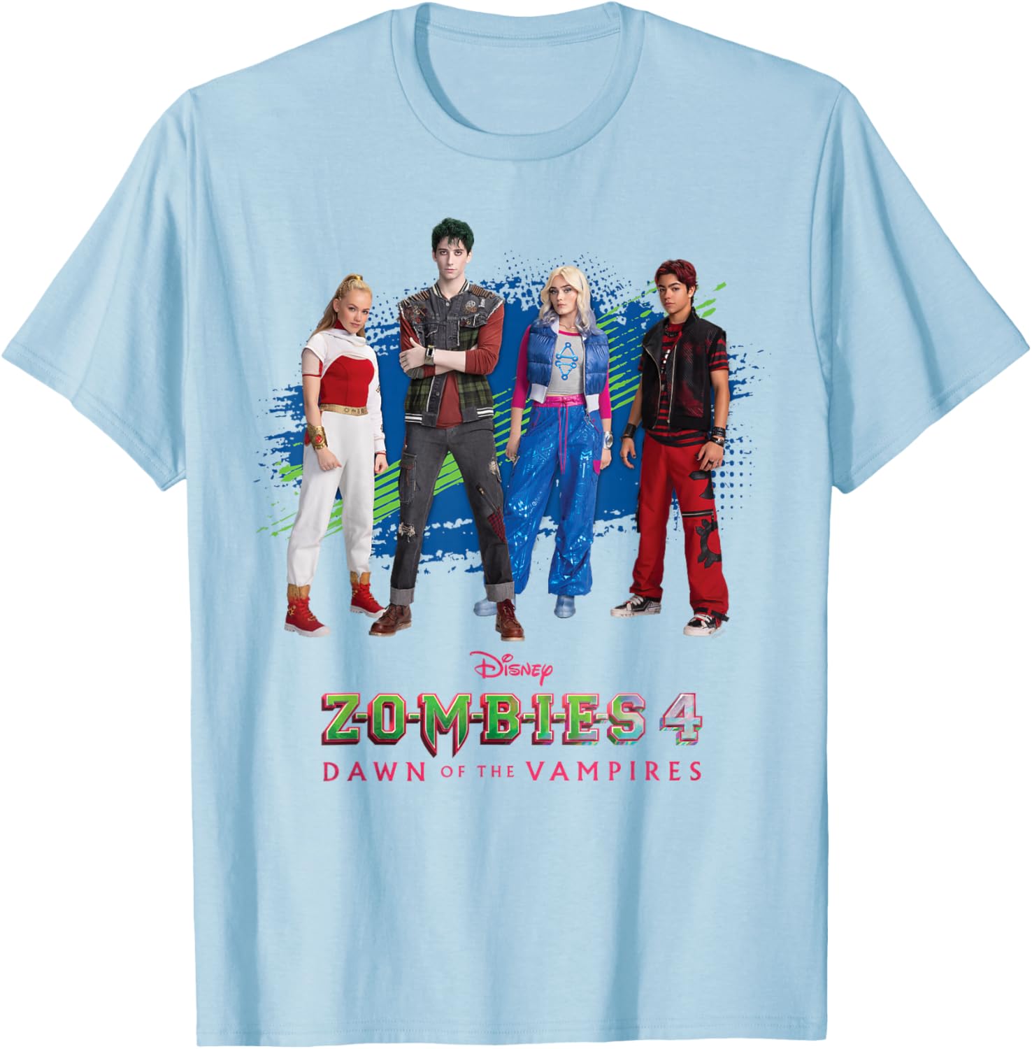 Disney Zombies 4 T-Shirt Featuring Nova, Victor, Zed, and Addison Logo - 10