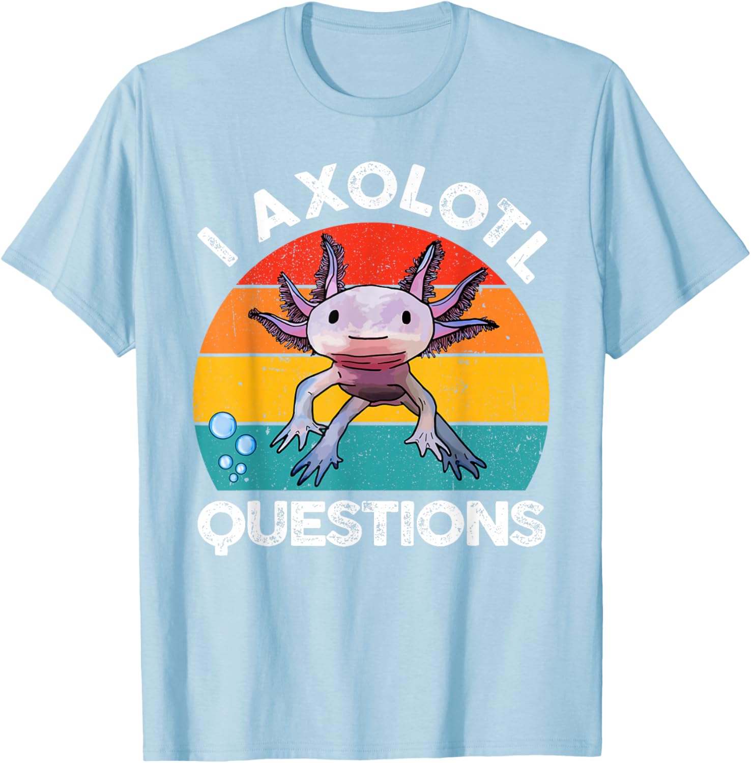 Cute Axolotl Questions Graphic Kids T-Shirt Fun and Stylish Gift for Kids - 18