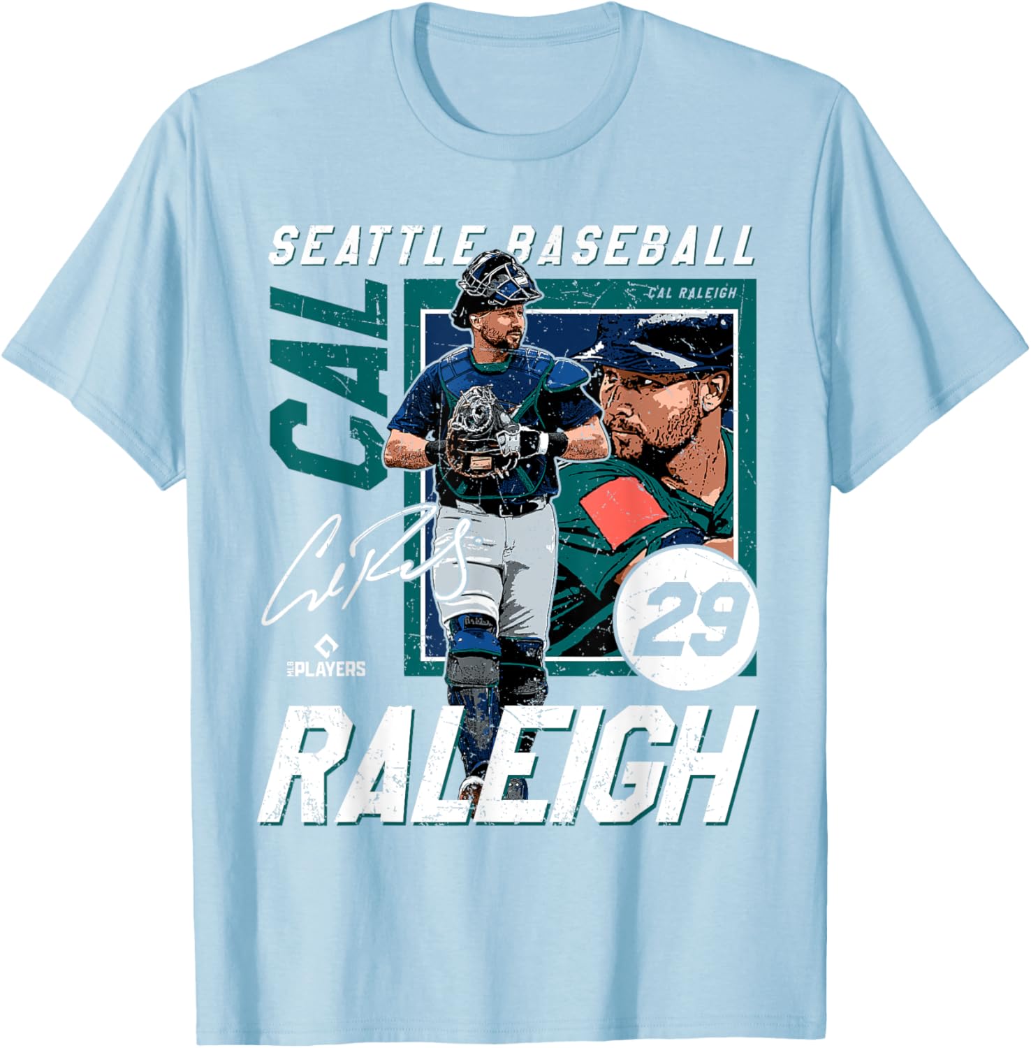 Cal Raleigh Seattle Mariners T-Shirt MLB Baseball Gear for Fans - 2