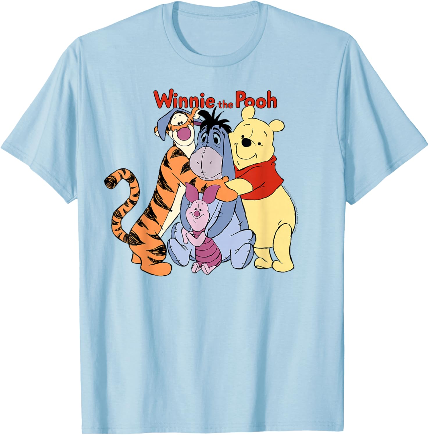 Disney Winnie The Pooh Group Hug T-Shirt for Kids and Adults - 7