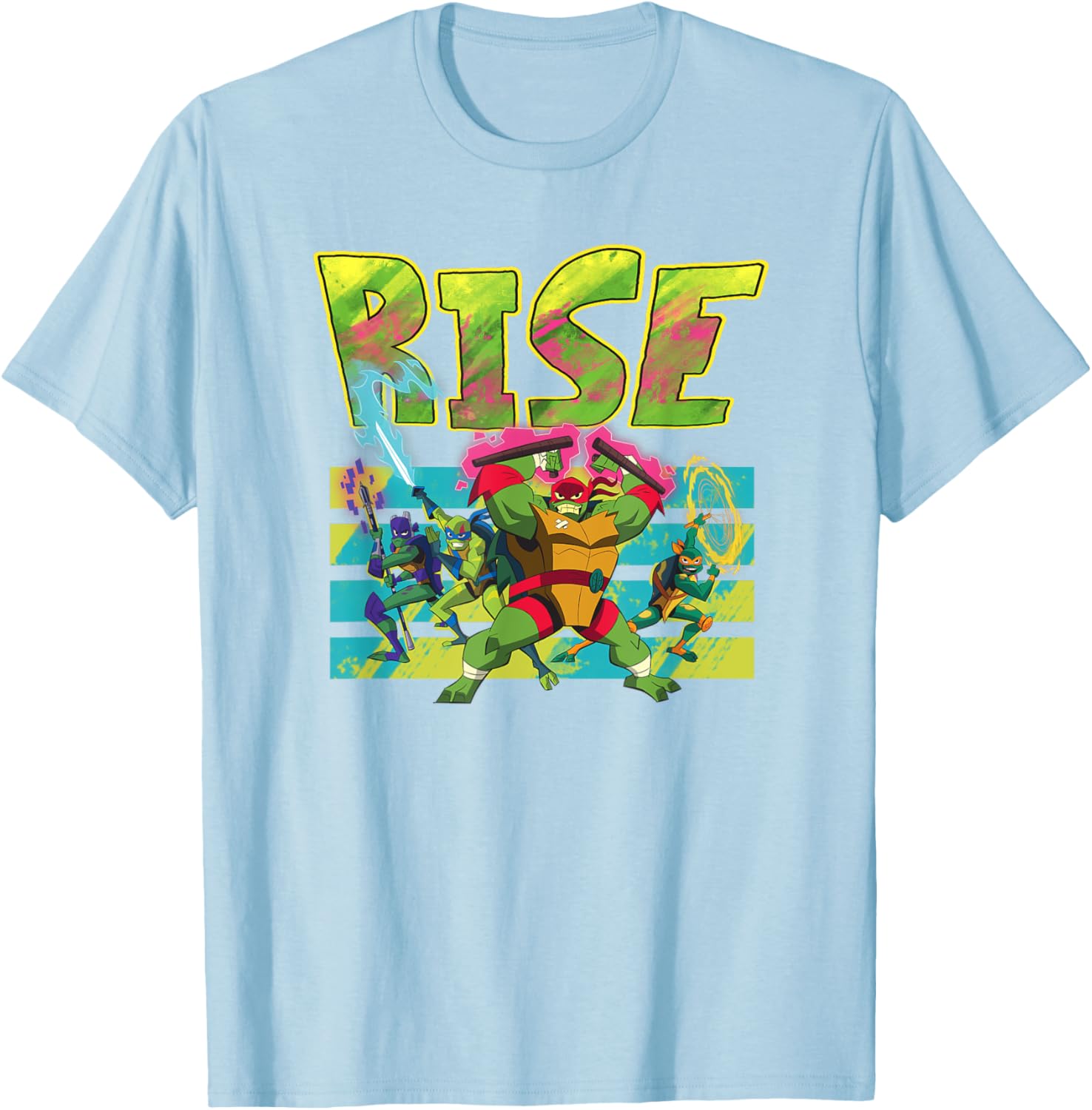 Mademark Teenage Mutant Ninja Turtles Splatter Paint T-Shirt for Fans - 9