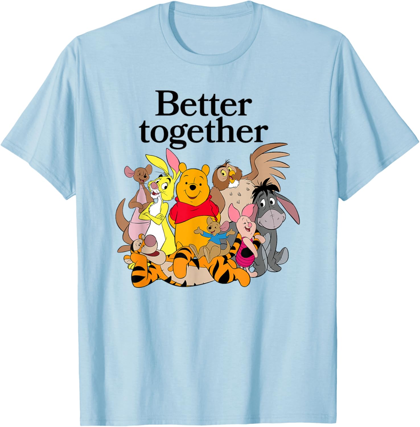 Winnie the Pooh Better Together Friends Group Shot T-Shirt for Fans - 2