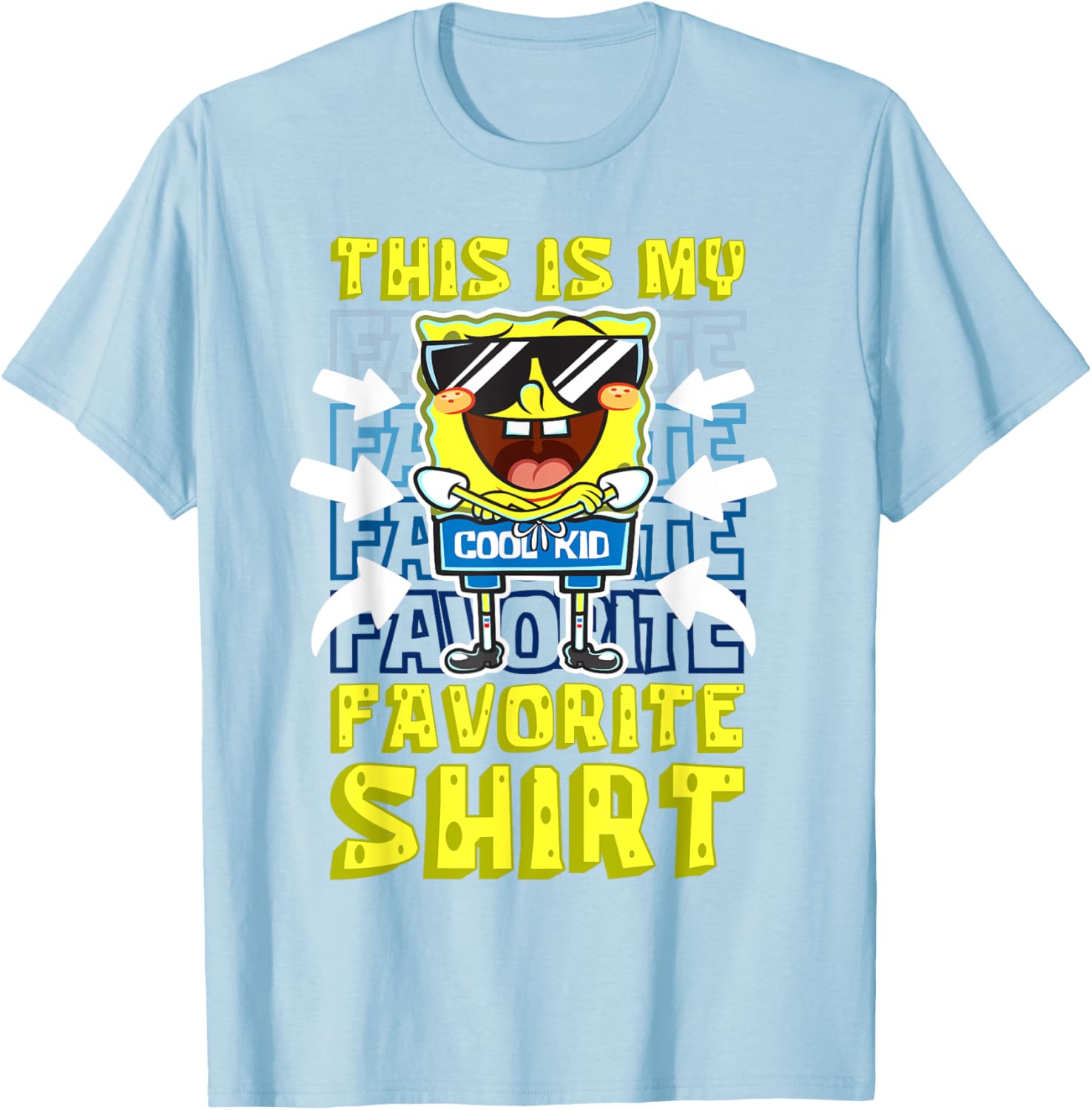 Mademark x SpongeBob SquarePants Cool Kid T-Shirt for Trendy Kids - 2