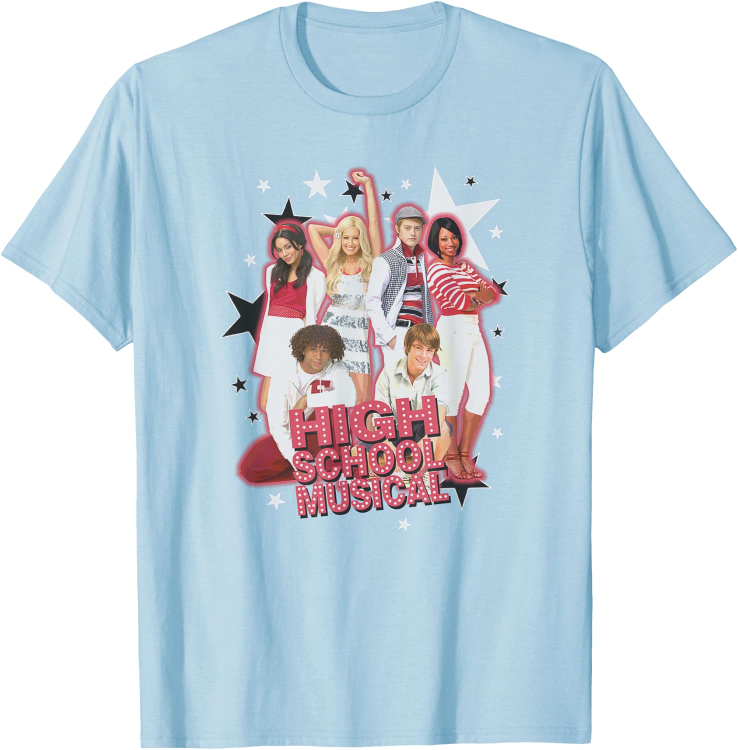 Disney High School Musical Vintage Group Shot T-Shirt for Fans - 8
