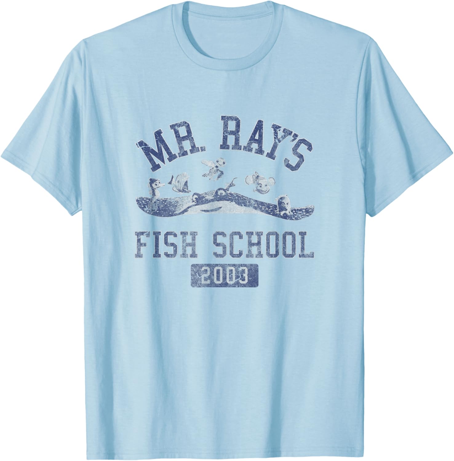 Disney Pixar Finding Nemo Mr. Ray Fish School T-Shirt for Fish Lovers - 3