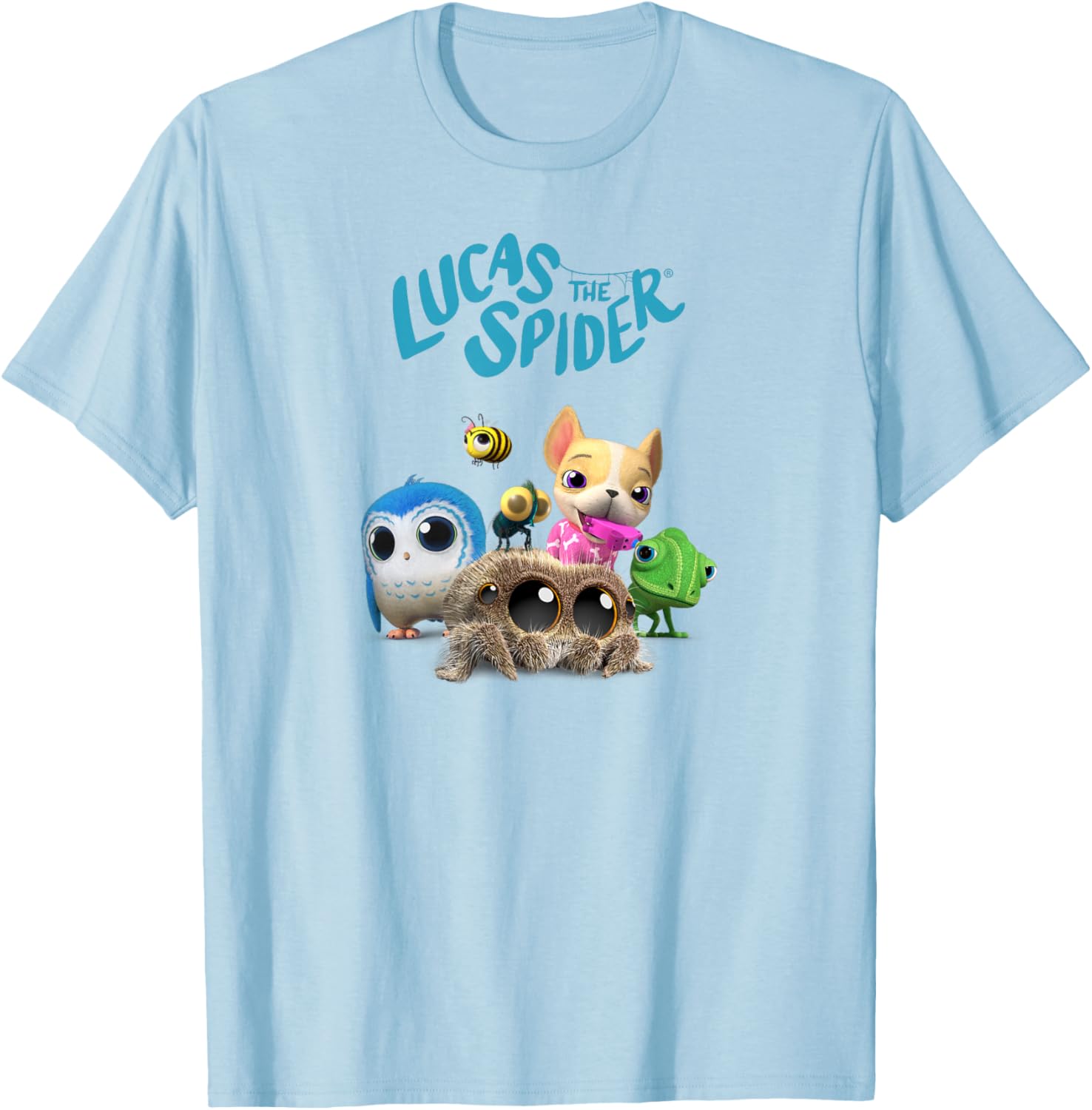 Lucas the Spider and Friends Cute T-Shirt for Kids and Adults - 7