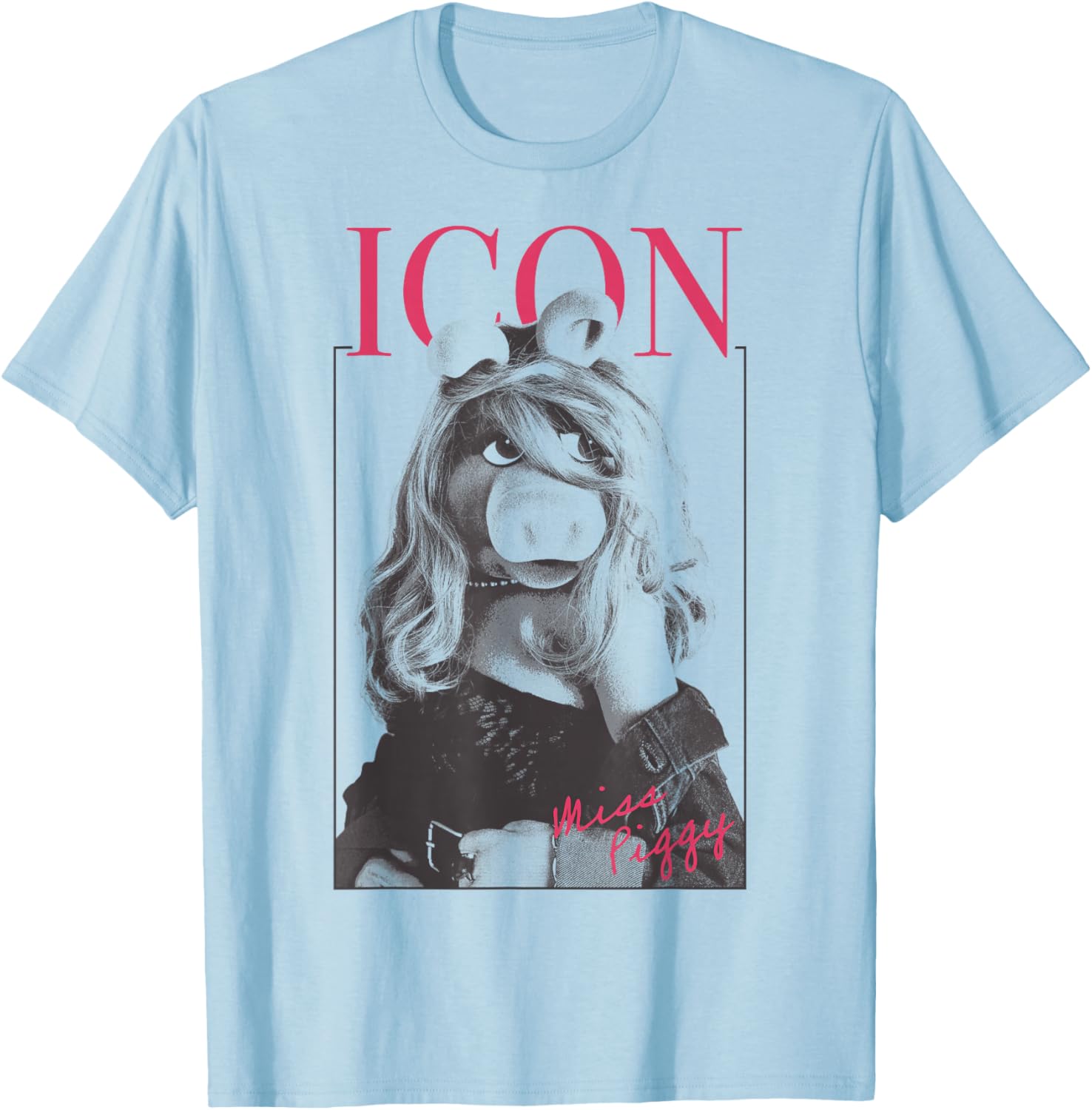 Disney The Muppets Miss Piggy Icon Magazine Poster T-Shirt for Fans - 2