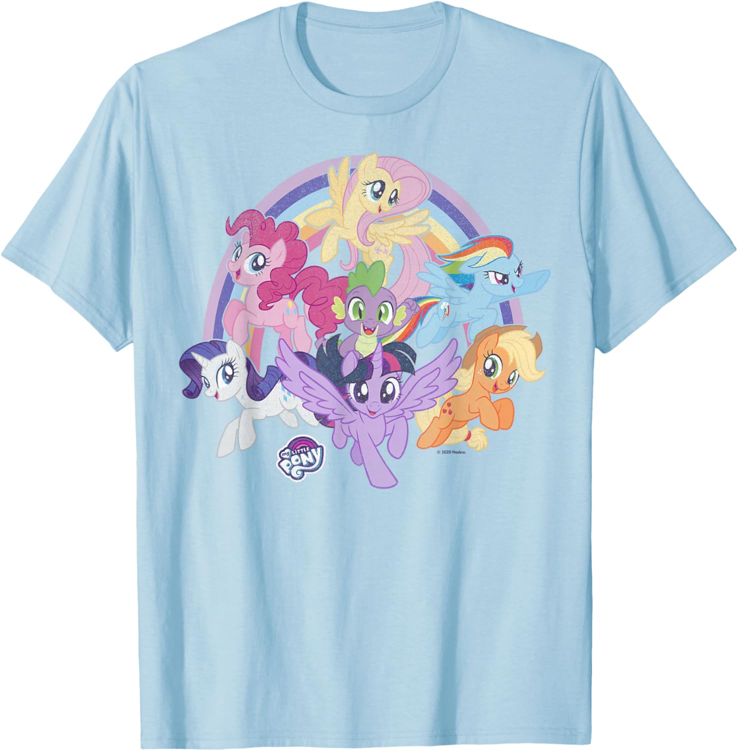 My Little Pony Rainbow Pony Group Shot T-Shirt for Fans and Collectors - 6