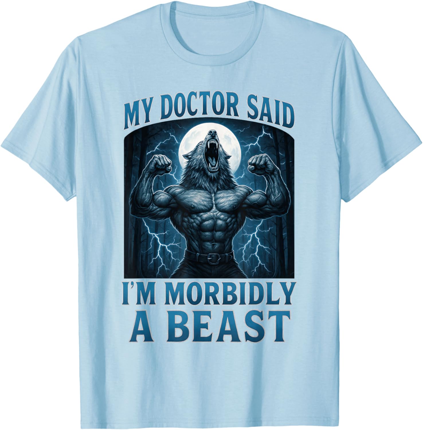 Funny Alpha Wolf Beast Meme Graphic Tee for Men, Women, and Teens - 15