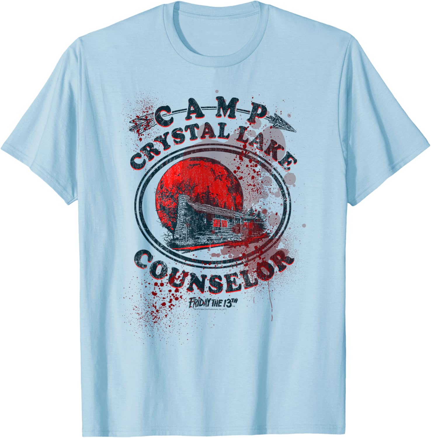 Friday the 13th Camp Counselor Victim T-Shirt for Horror Movie Fans - 7