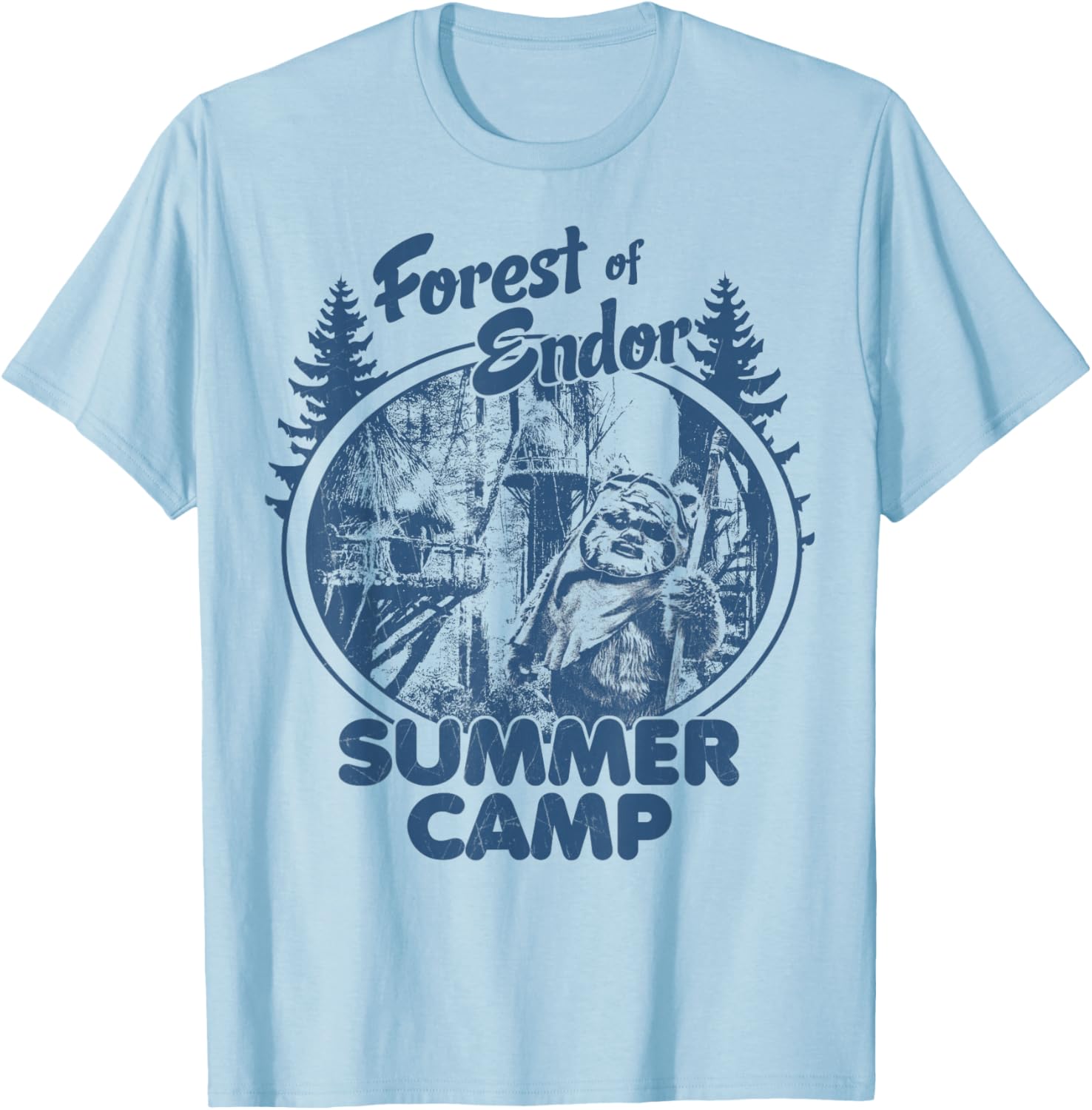 Star Wars Wicket Ewoks Endor Summer Camp T-Shirt for Disney Fans - 7