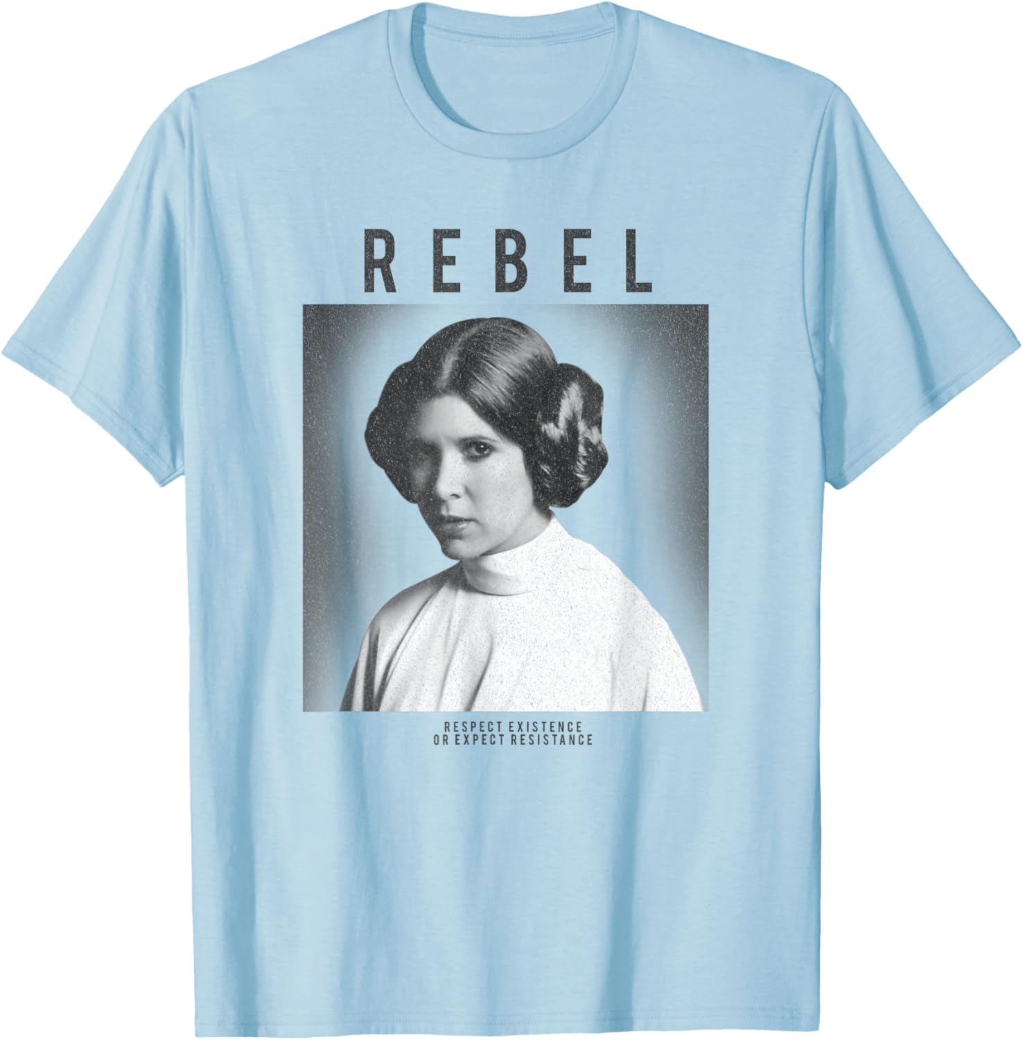 Star Wars Princess Leia Rebel Box Up Respect Existence T-Shirt for Fans - 3
