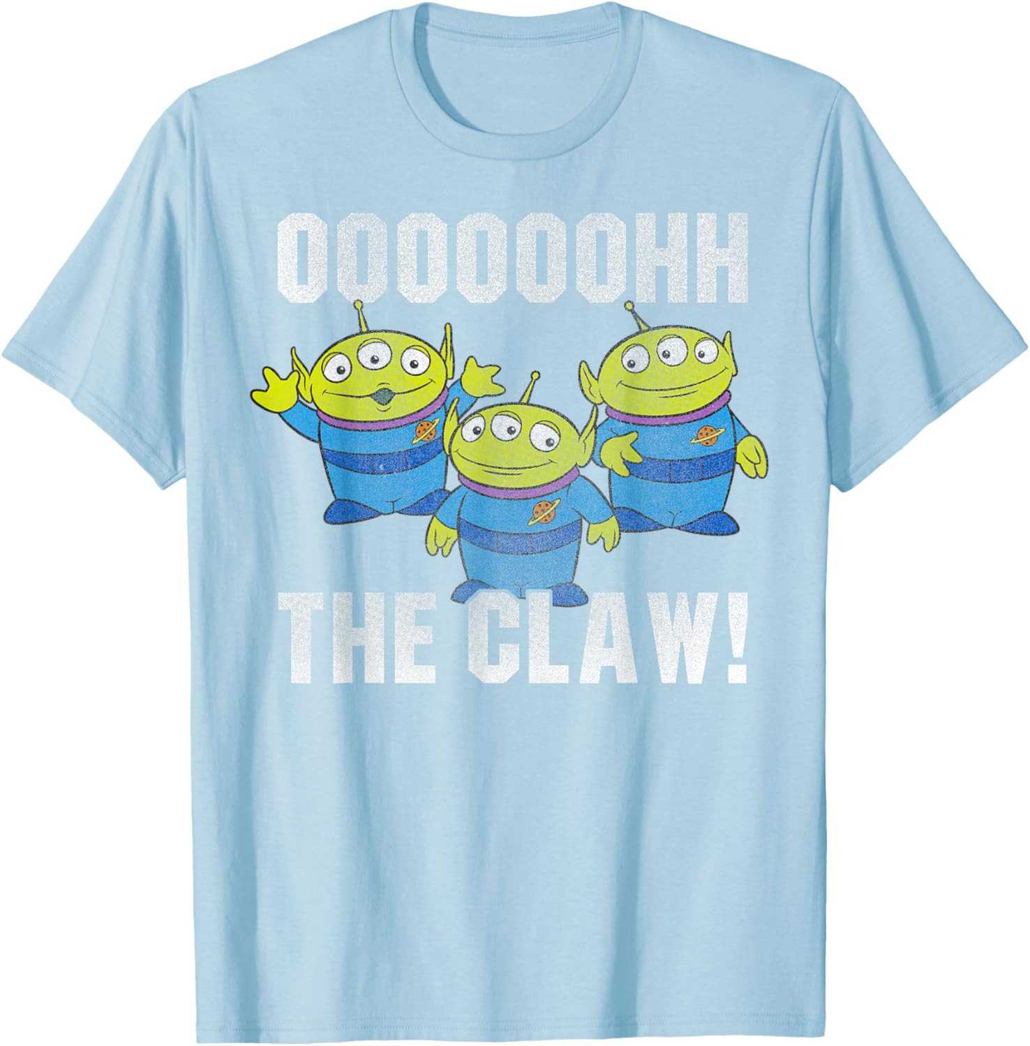 Disney Pixar Toy Story Alien Oooooh The Claw Distressed T-Shirt for Fans - 3