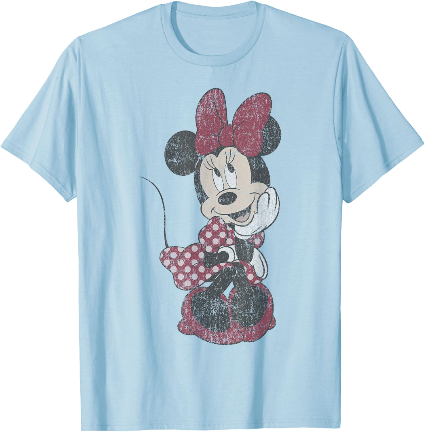 Minnie Mouse Vintage Shy T-Shirt for Disney Fans - Cute Mickey Design - 3