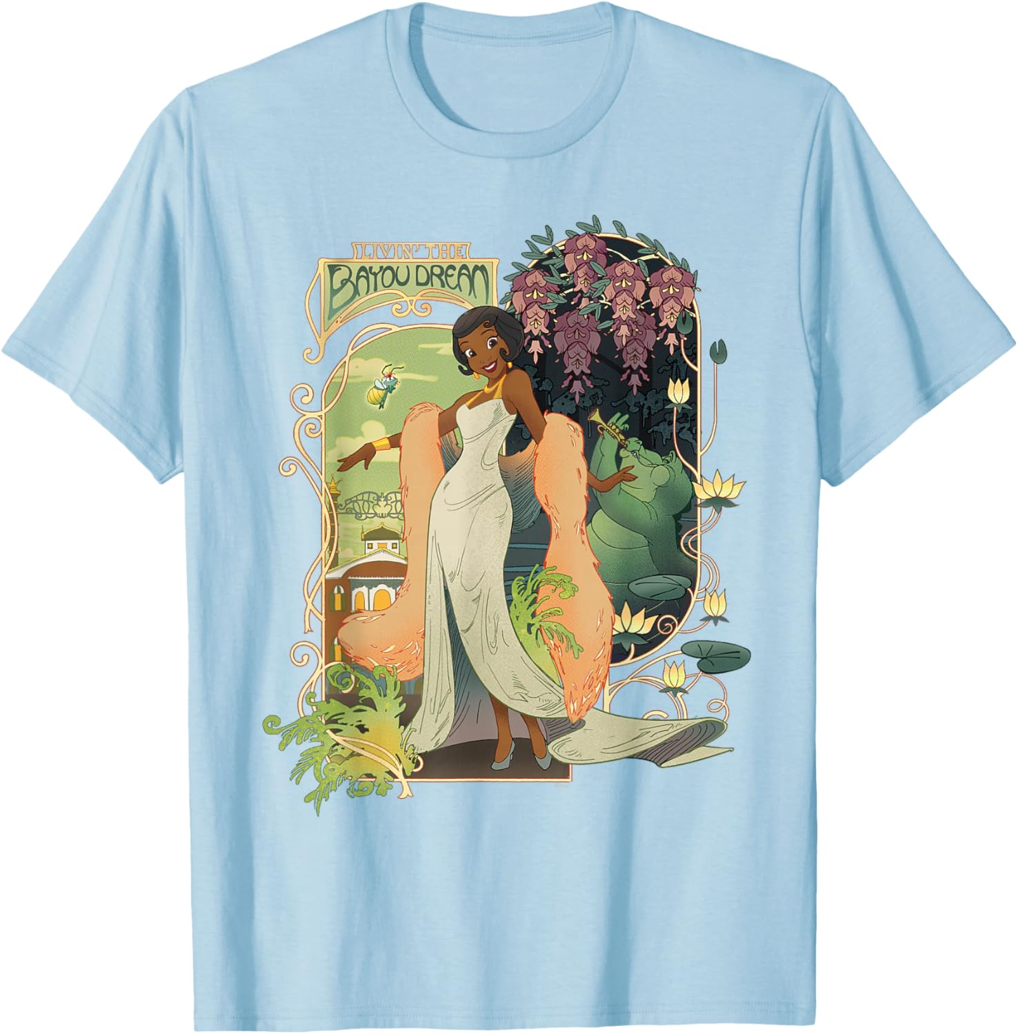 Disney Princess Tiana Livin' the Bayou Dream T-Shirt for Kids and Adults - 3