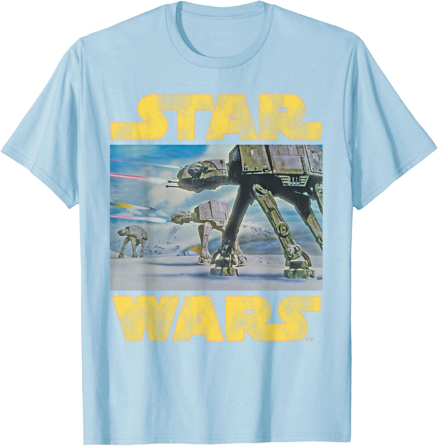 Star Wars Vintage AT-AT Battle of Hoth T-Shirt for Fans and Collectors - 2