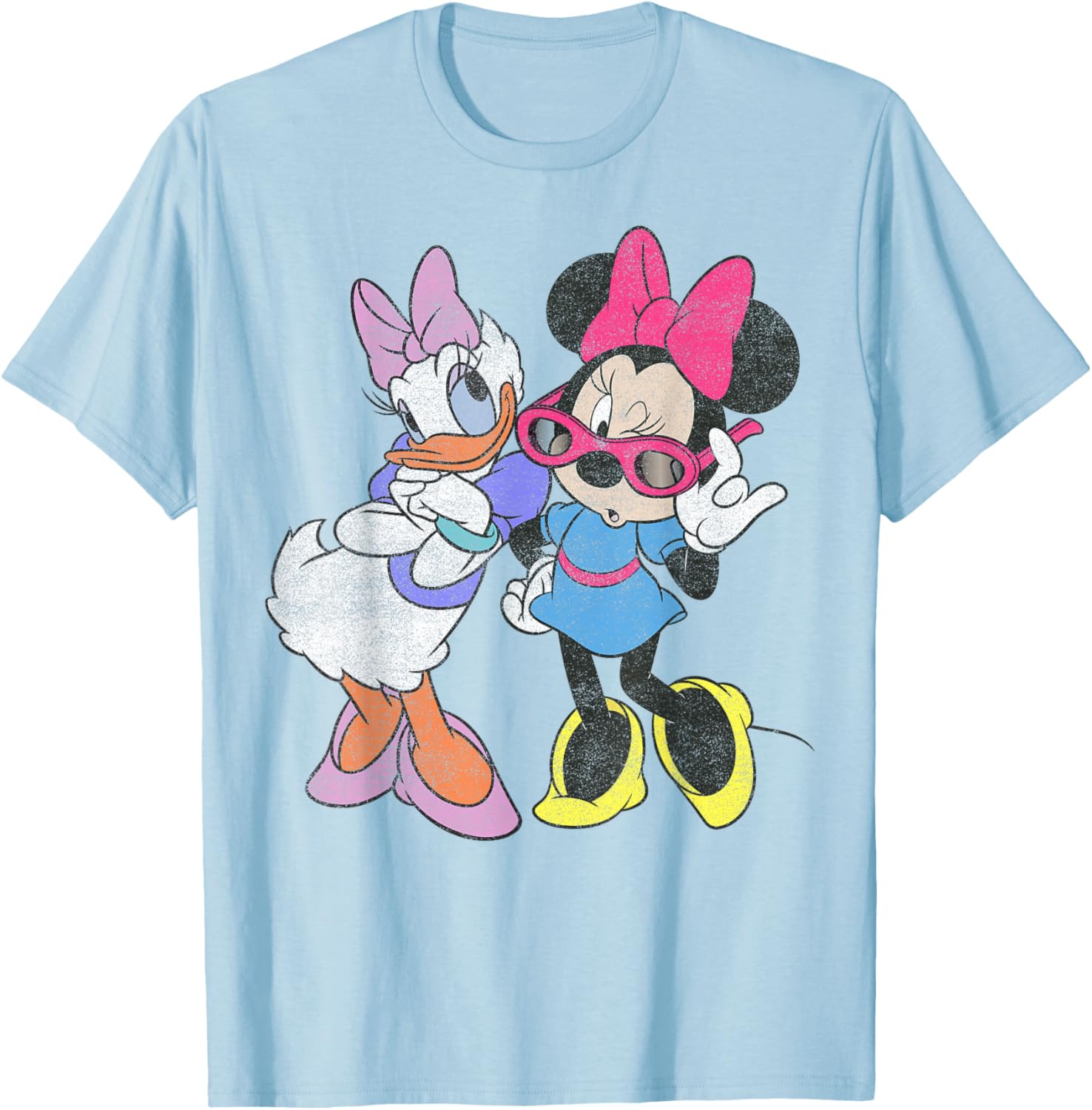 Disney Mickey and Friends Daisy and Minnie Short Sleeve T-Shirt for Kids - 1