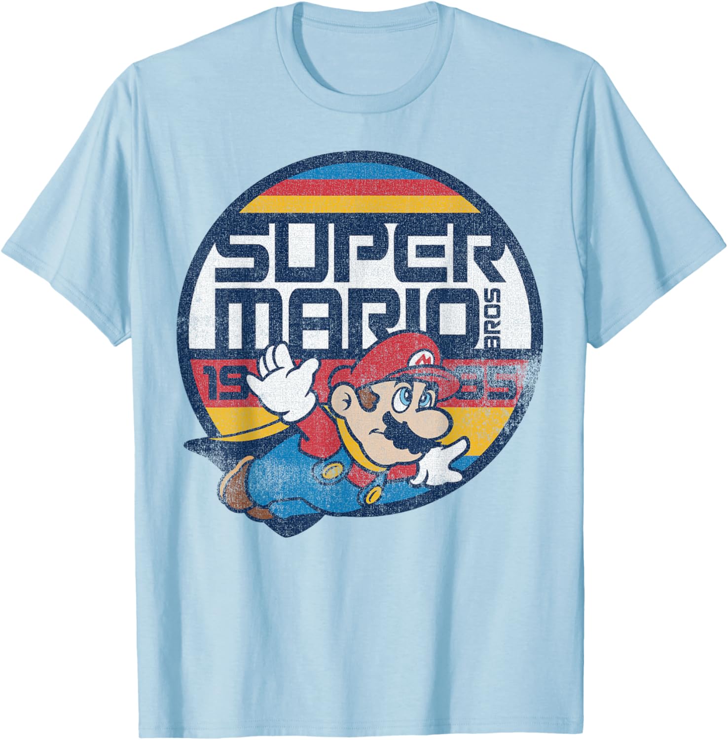 Super Mario Classic Retro Flying 1985 Graphic T-Shirt for Gamers - 3