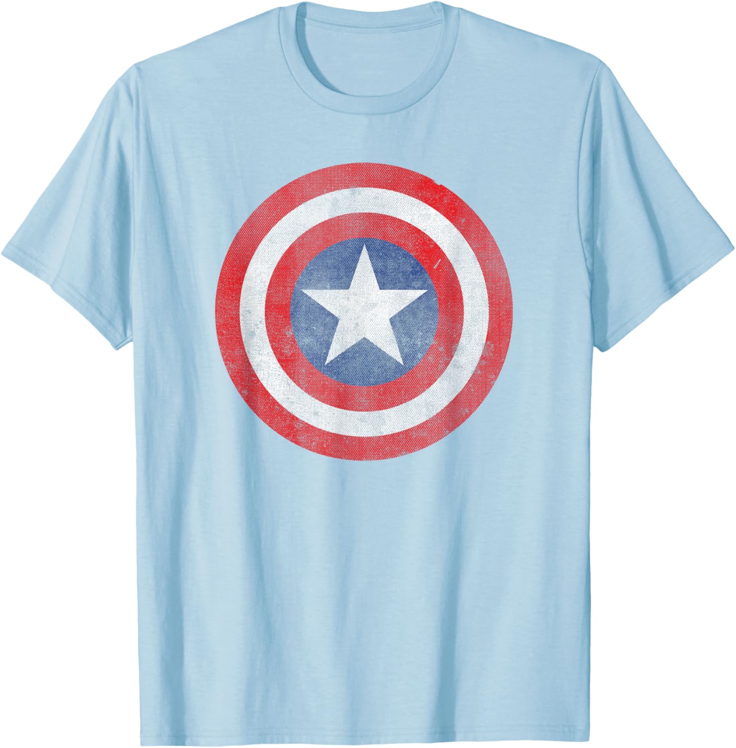 Retro Captain America Shield Costume T-Shirt for Marvel Fans - 14