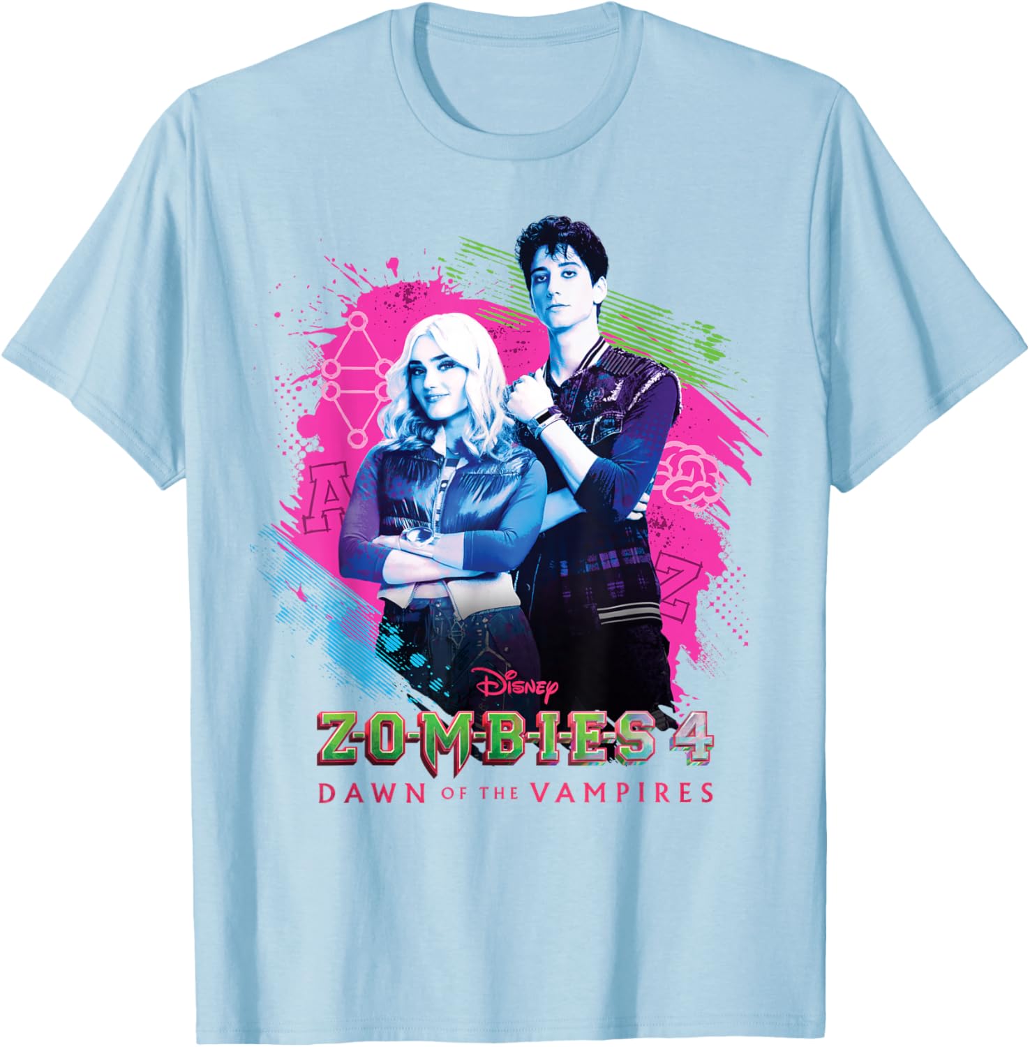 Disney Zombies 4 T-Shirt featuring Zed and Addison for fans - 13
