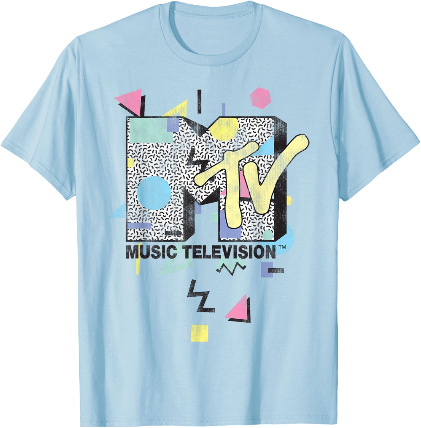 MTV Retro Logo Graphic T-Shirt for Trendy Casual Style - 1