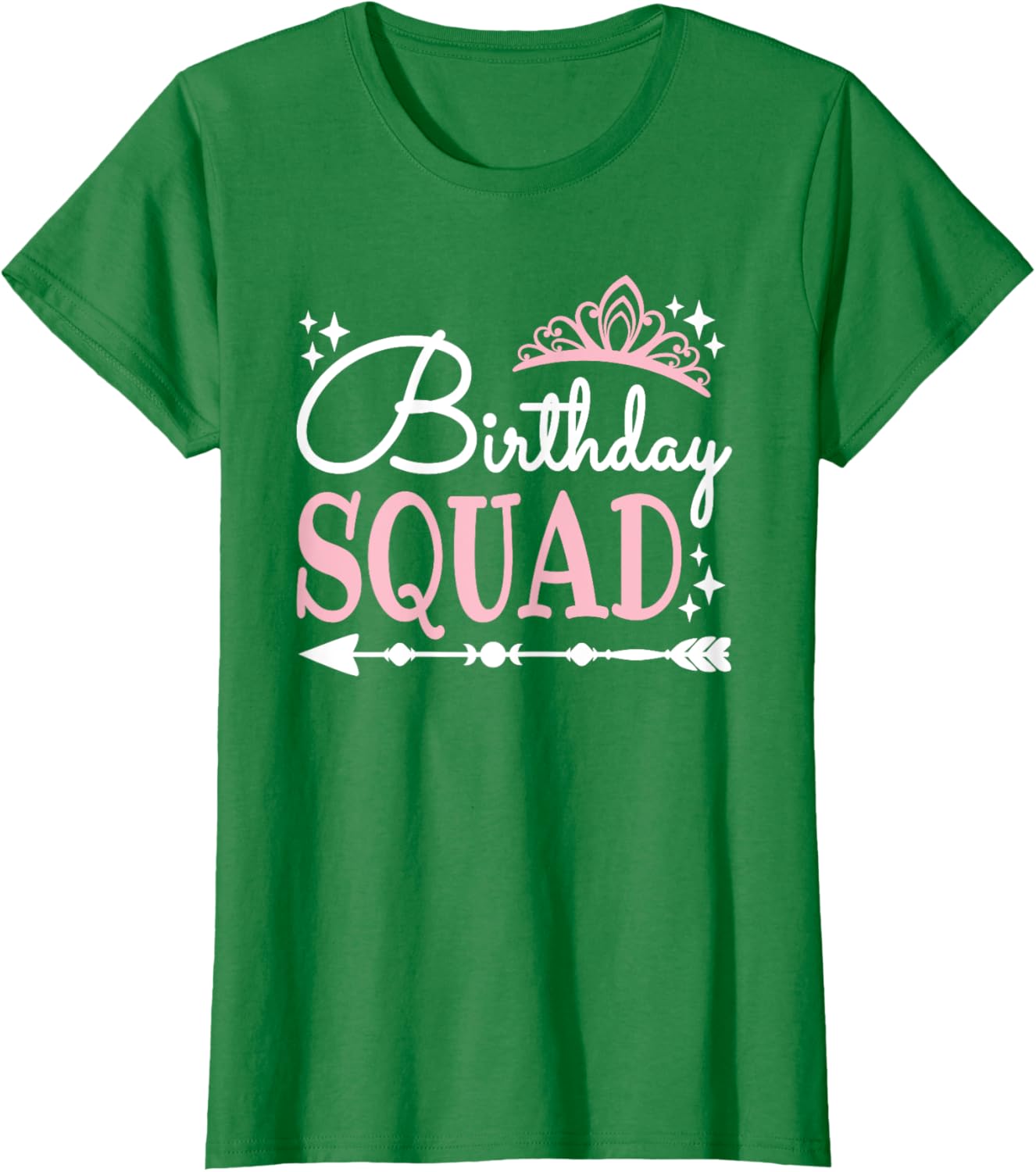 Funny Birthday Squad Bday Queen T-Shirt for Women and Girls - 19
