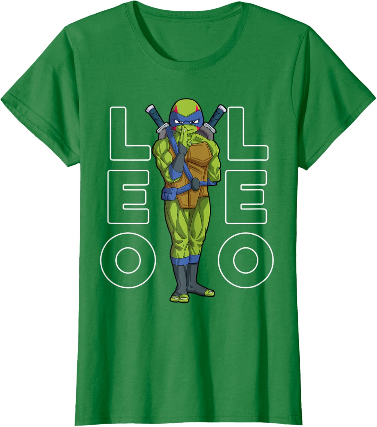 Mademark Teenage Mutant Ninja Turtles Leonardo Ninjutsu Stance T-Shirt - 5