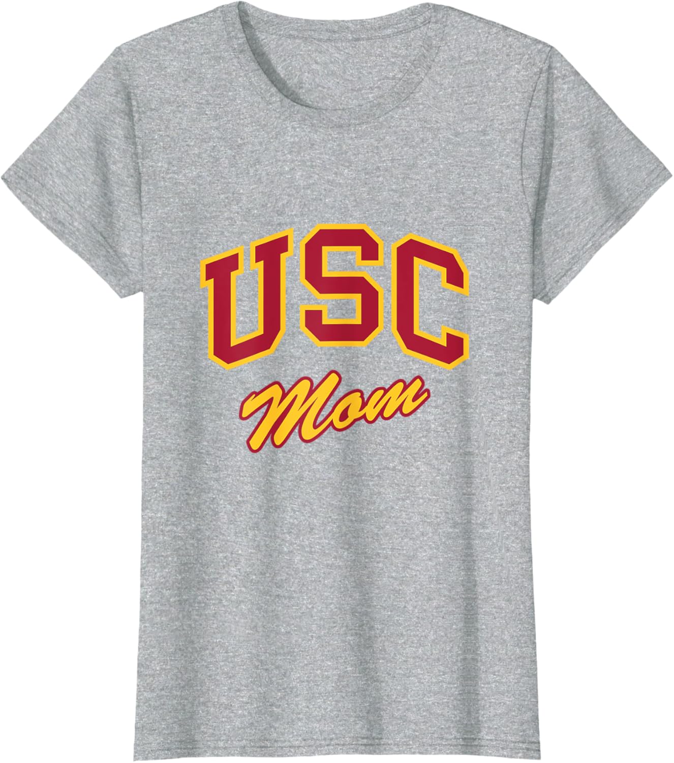 USC Mom Retro Script T-Shirt Perfect for Sports and Outdoor Activities - 8
