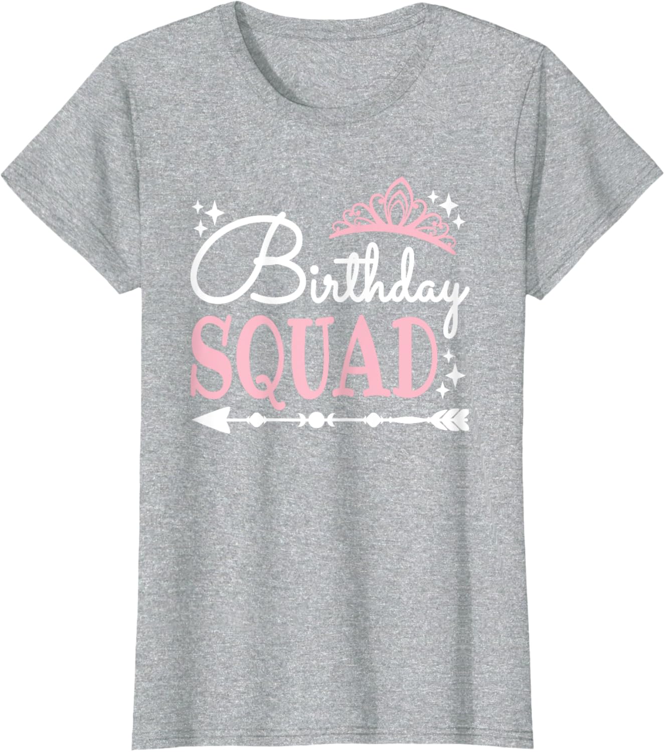 Funny Birthday Squad Bday Queen T-Shirt for Women and Girls - 3