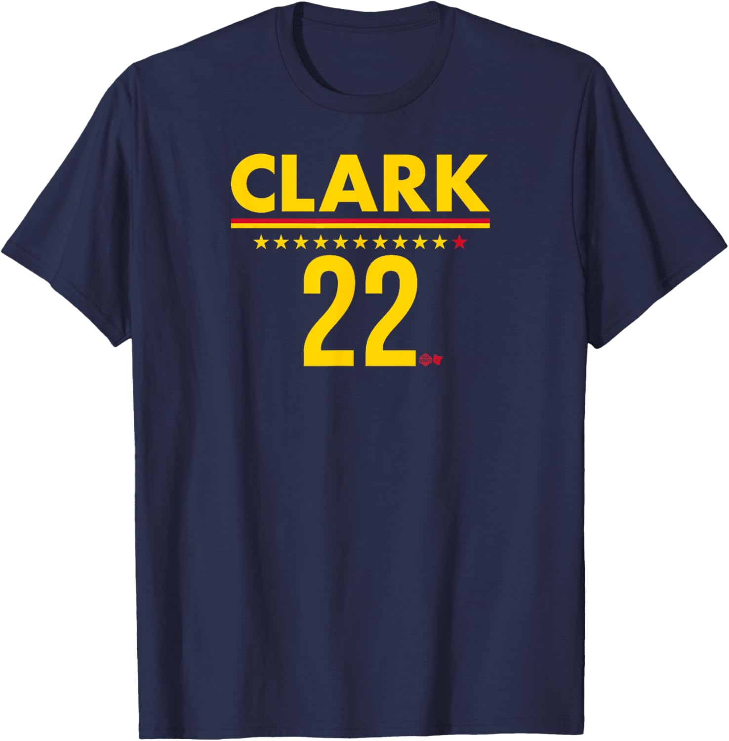 Caitlin Clark Indiana Basketball T-Shirt in Blue Small - Fan Apparel - 1
