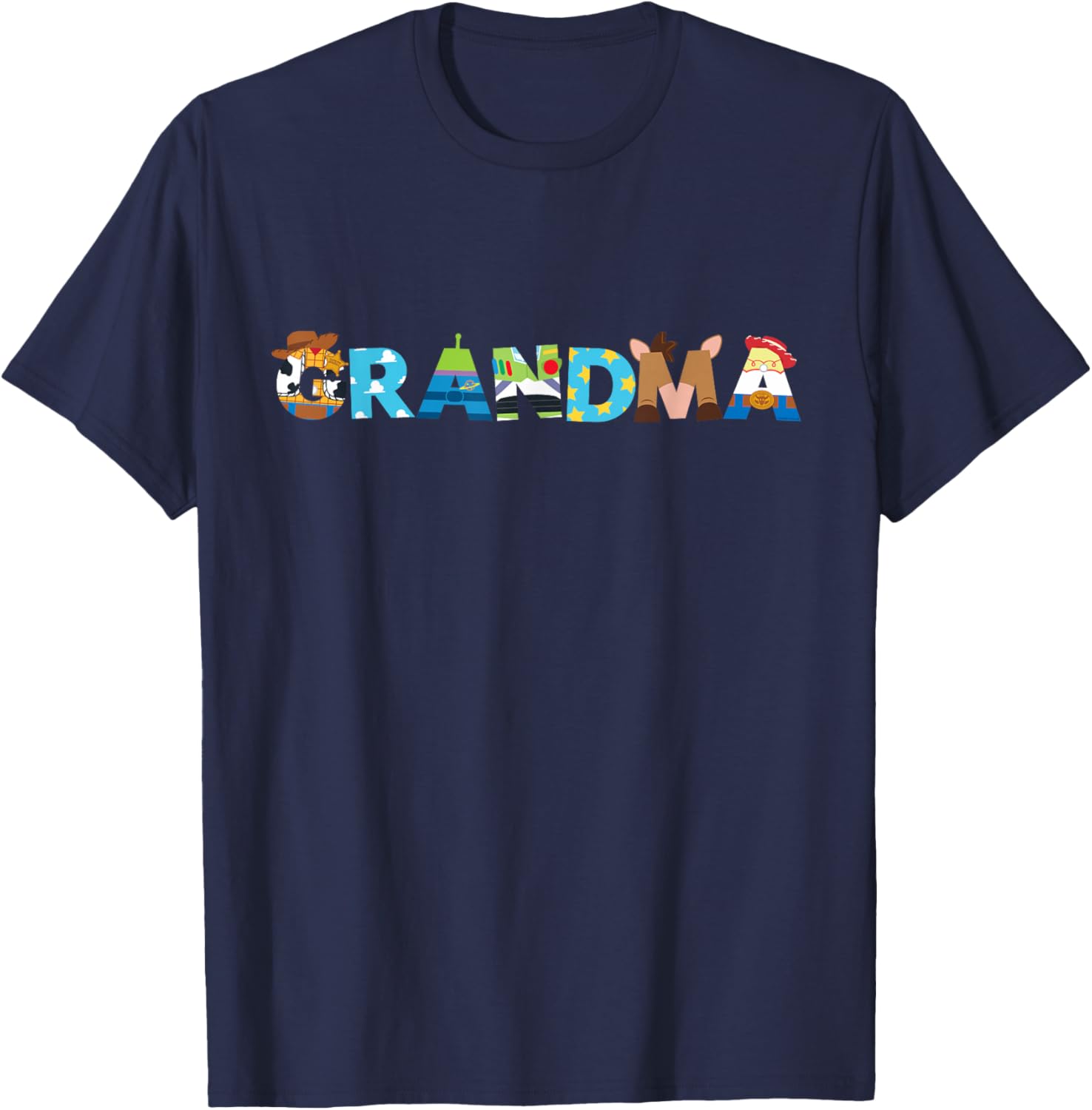 Disney Pixar Toy Story Grandma Family Trip Birthday T-Shirt for Kids - 1
