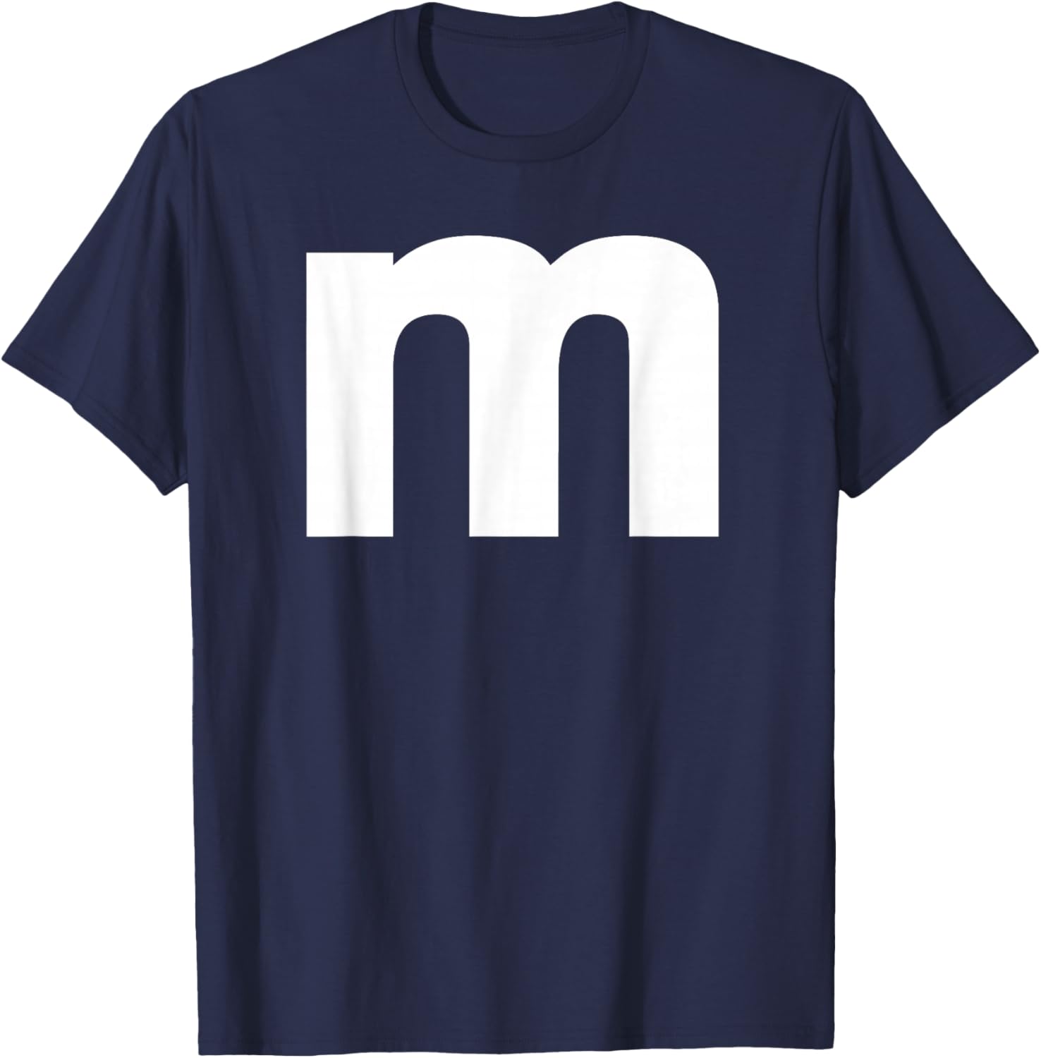 Capital Letter M Halloween T-Shirt for Fun Holiday Outfits - 13