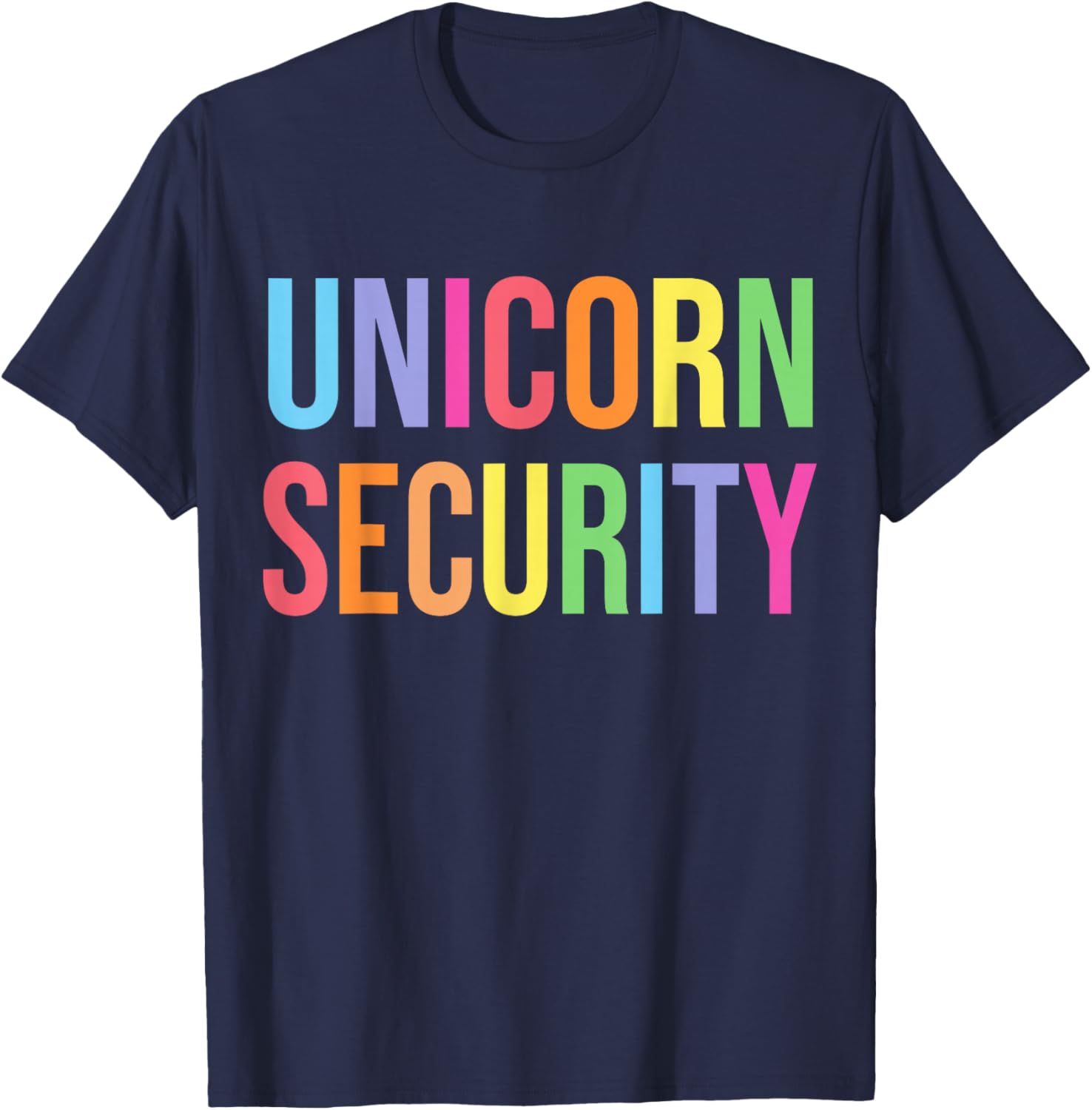 Halloween Family Costume Unicorn Security T-Shirt for Mom, Dad, Daughter - 19