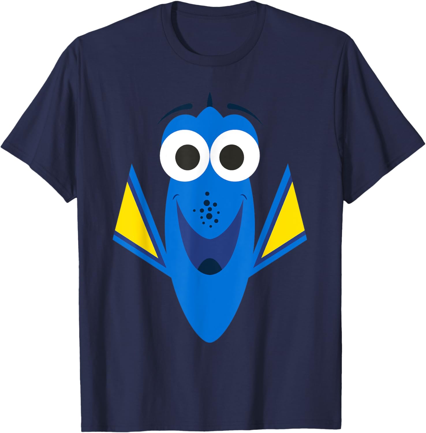 Finding Nemo Dory Big Face Blue Costume T-Shirt for Kids and Adults - 2