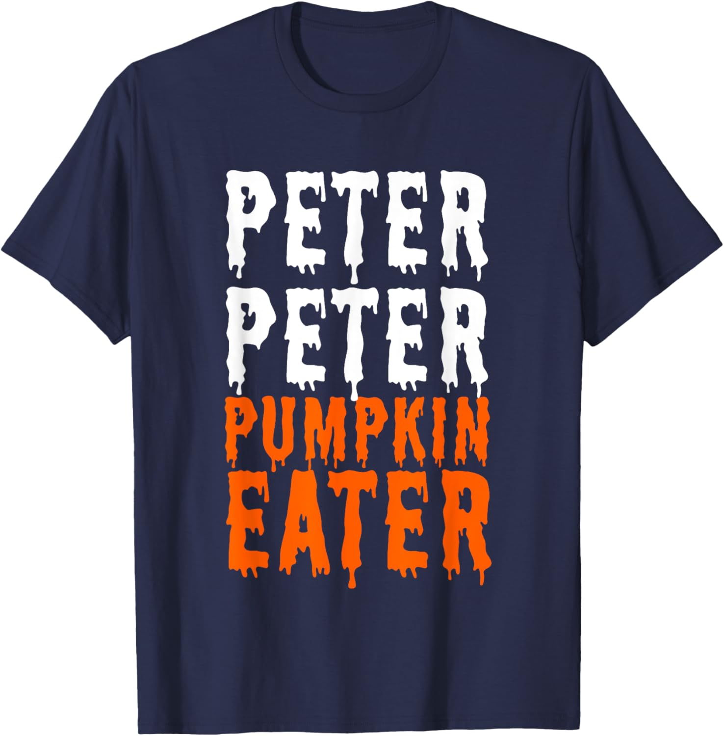 Peter Pumpkin Eater Halloween Costume T-Shirt for Couples and Men - 14
