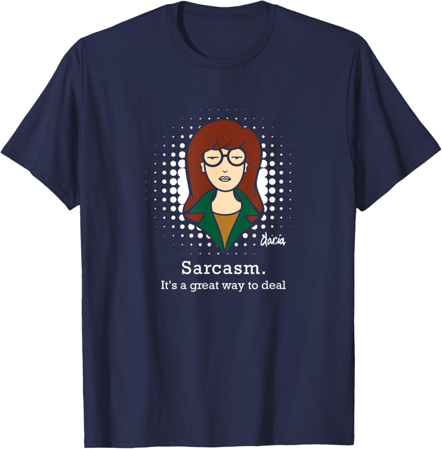 Mademark x Daria Sarcasm T-Shirt Perfect for Humor Lovers and Casual Wear - 6
