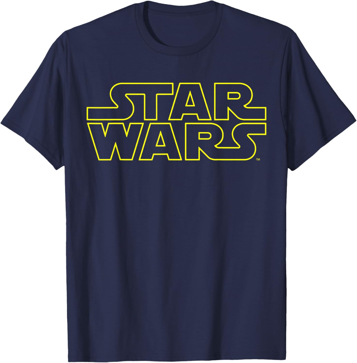 Star Wars Simple Title Logo T-Shirt for Fans | Disney+ Apparel - 2