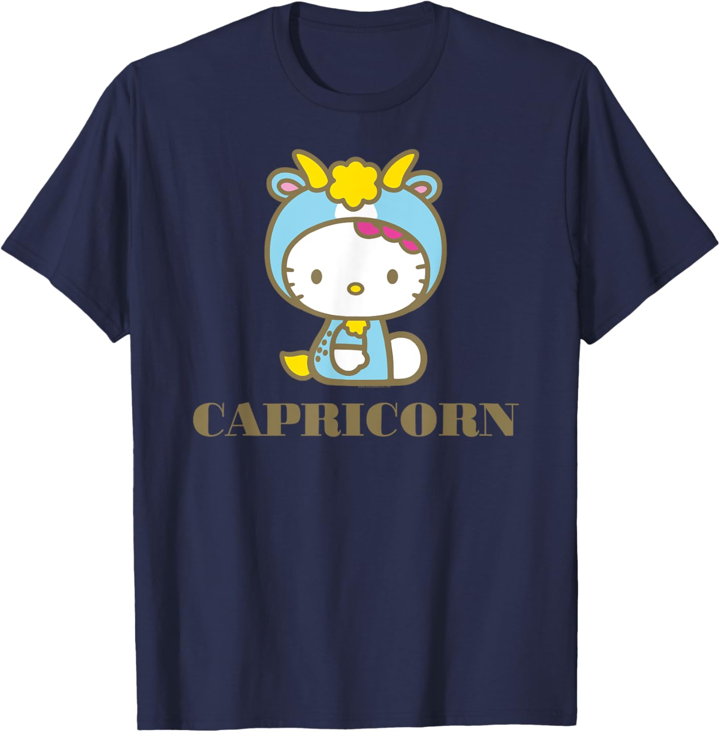 Hello Kitty Capricorn T-Shirt Cute Zodiac Sign Apparel for Fans - 14